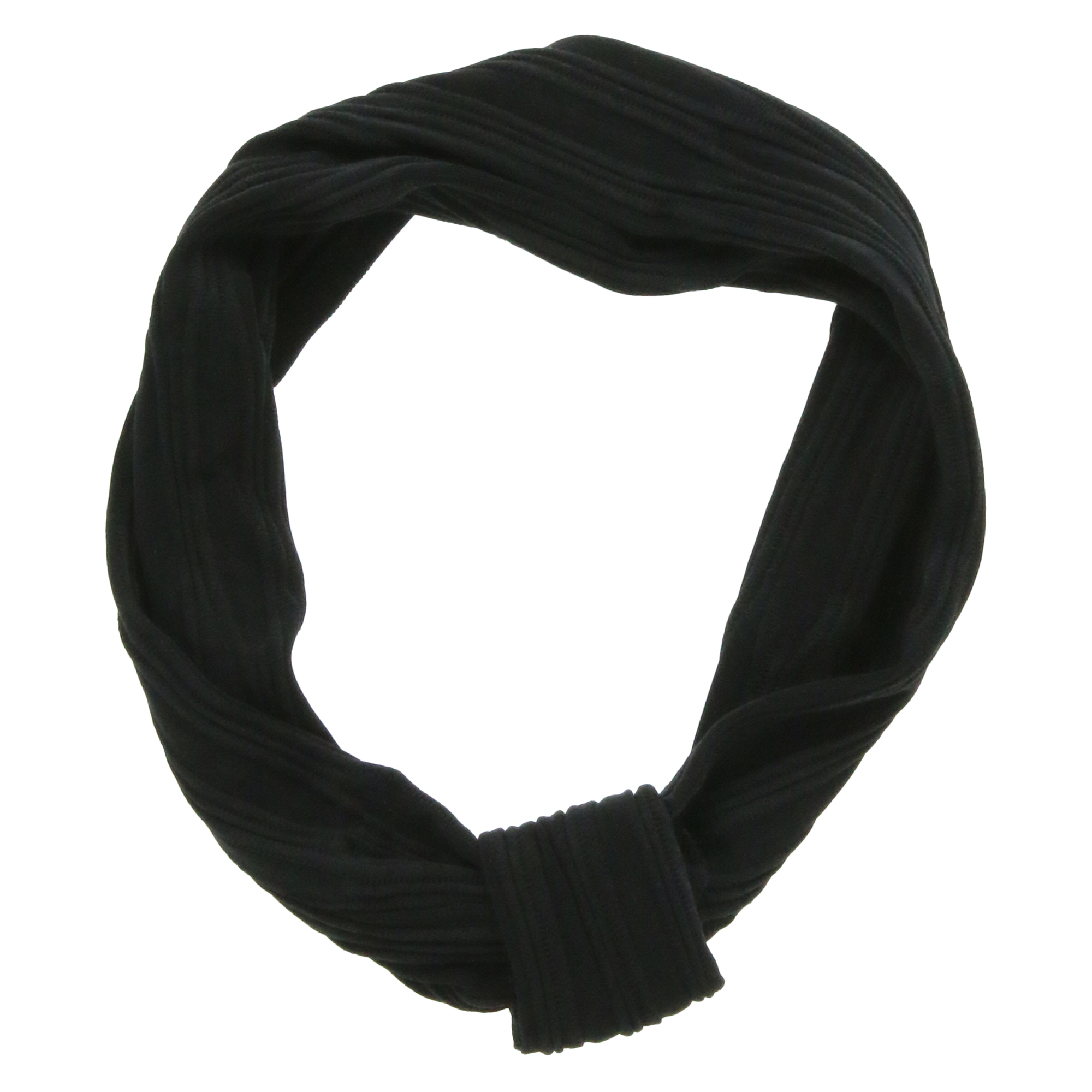 wide rib-knit headwrap