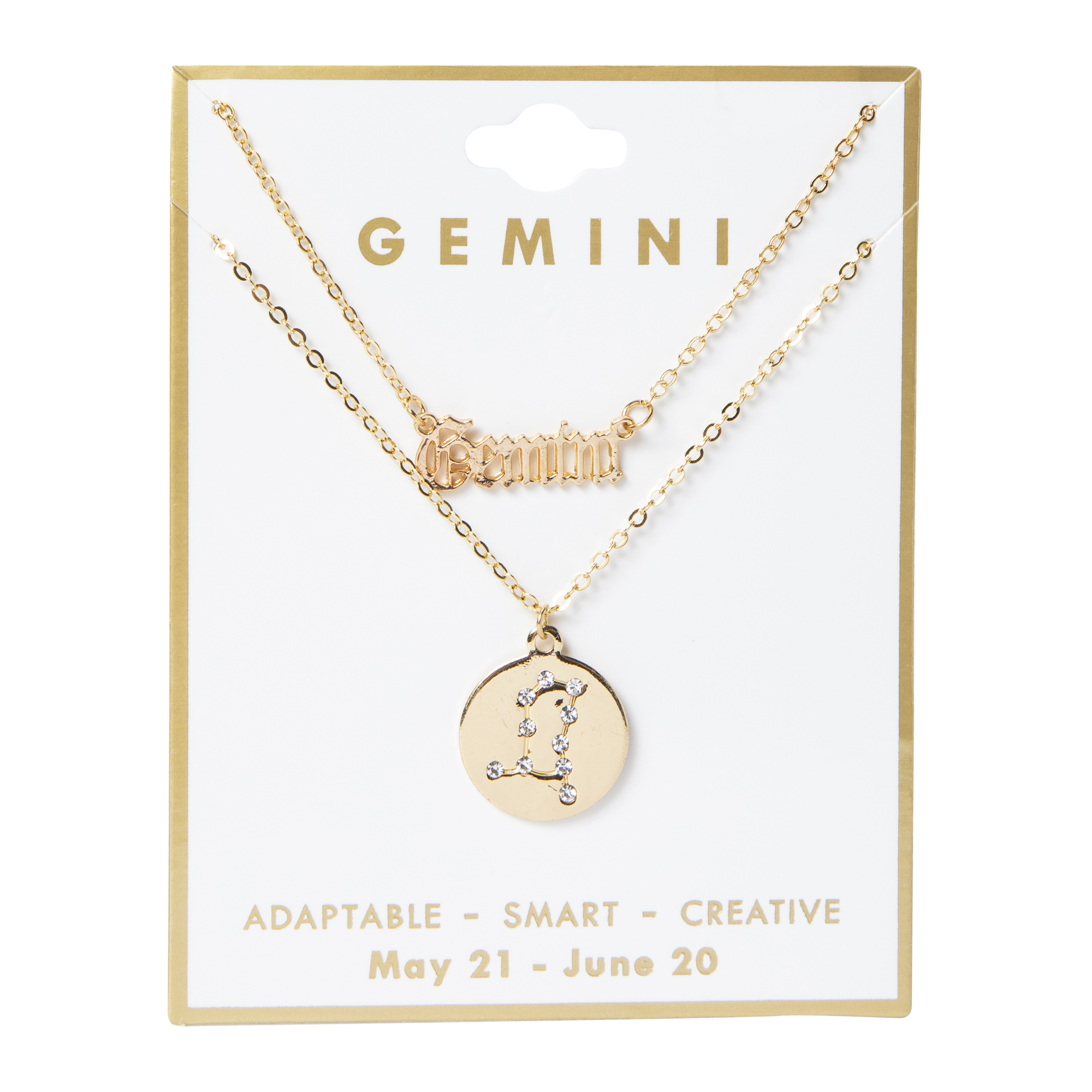 layered zodiac necklace Five Below