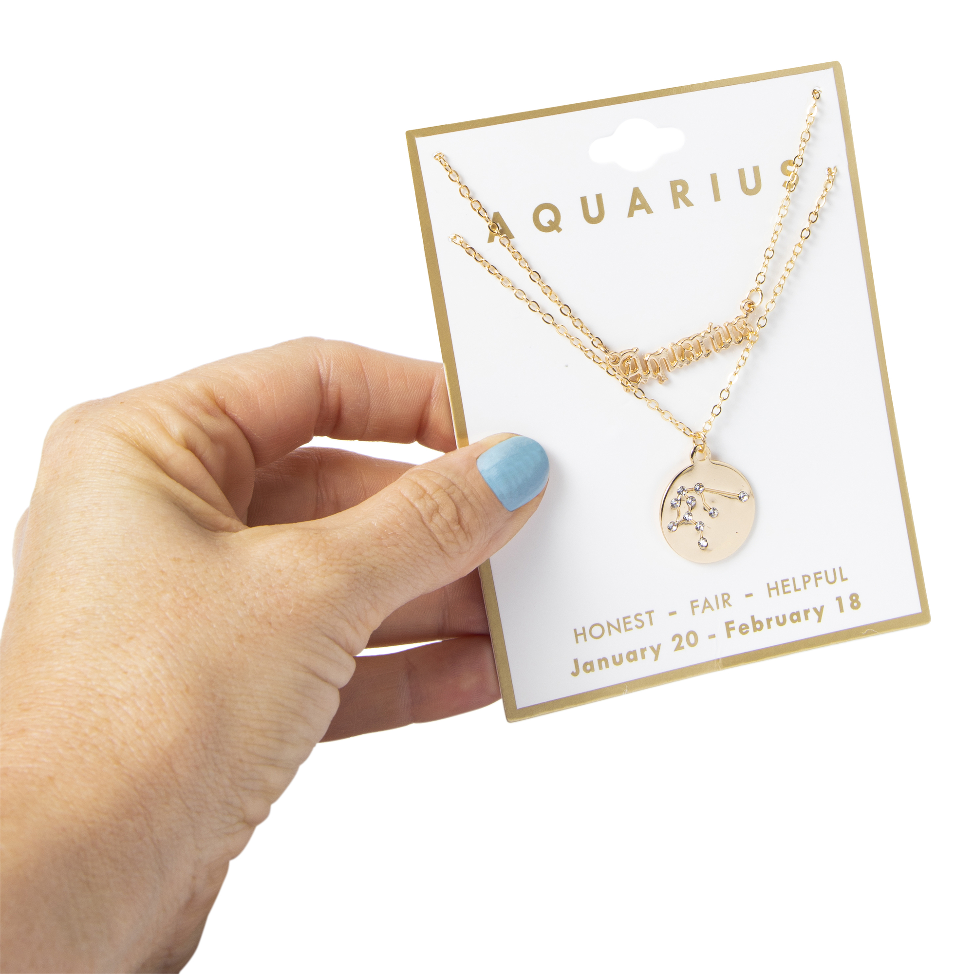 layered zodiac necklace