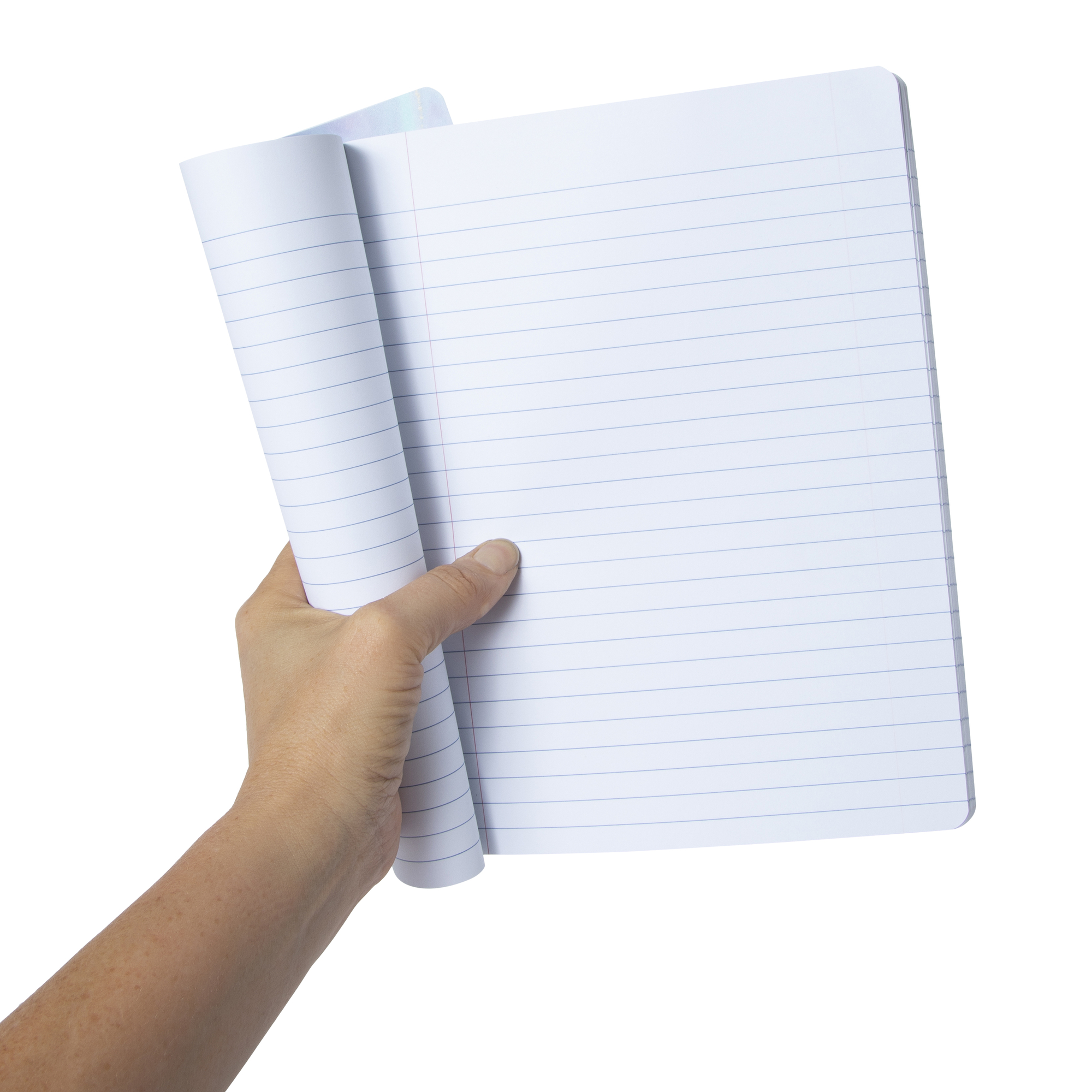 printed college ruled composition notebook 9.75in x 7.5in