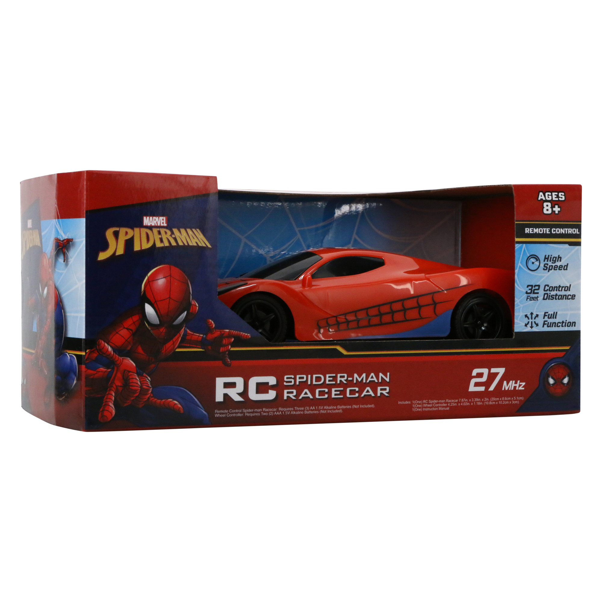 Spiderman remote control sales car b&m