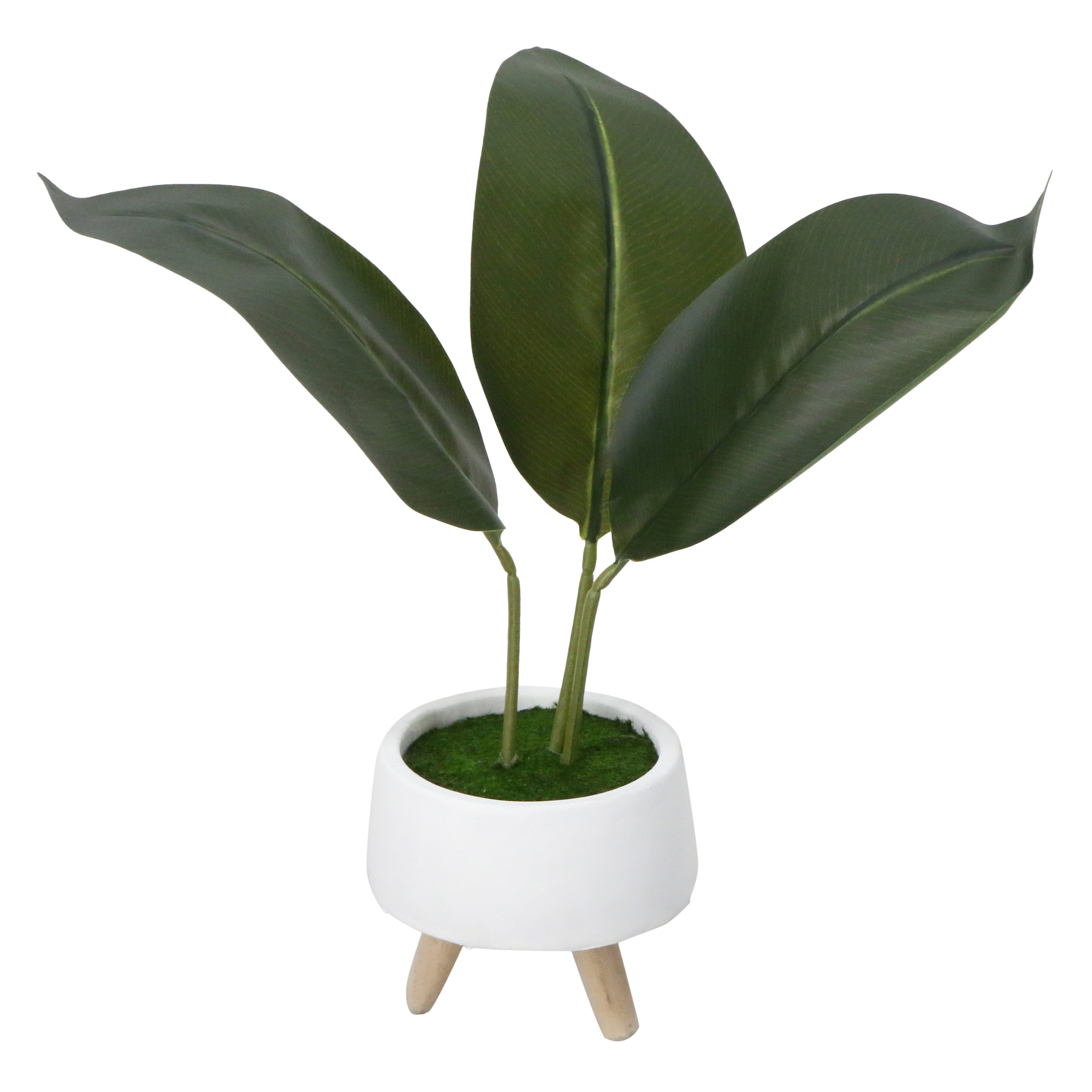 faux house plant cement pot 15in