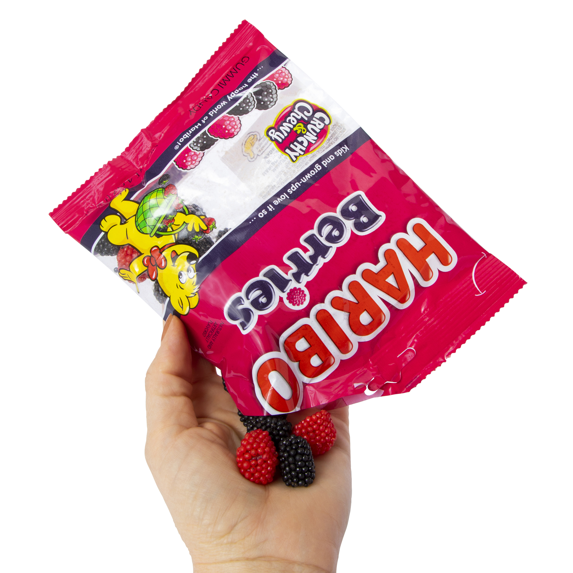 Haribo® Raspberries Gummi Candy 4oz Bag