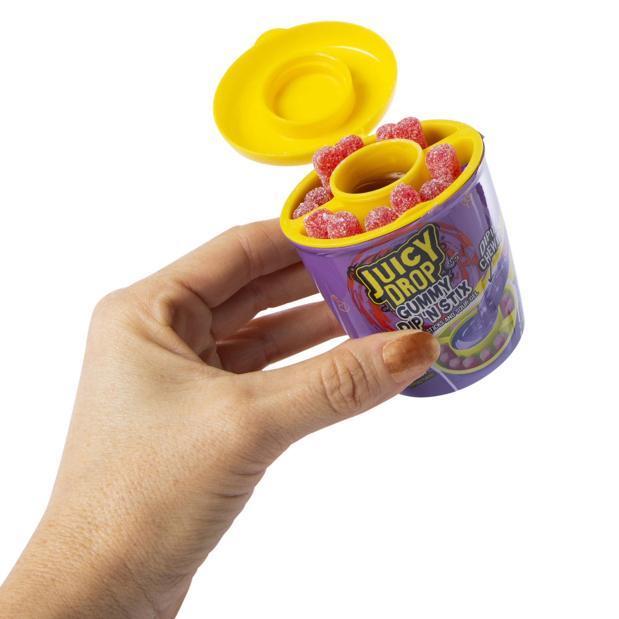 juicy drop® gummy dip 'n stix candy 3.4oz