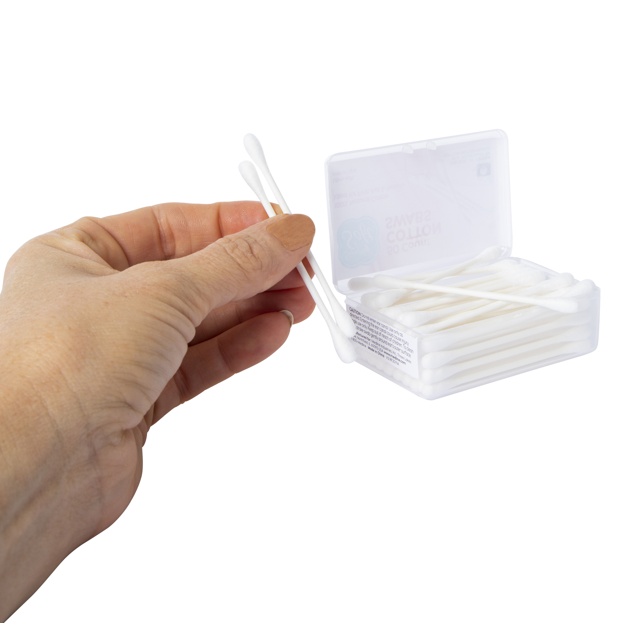 simply soft™ cotton swabs travel pack 50-count