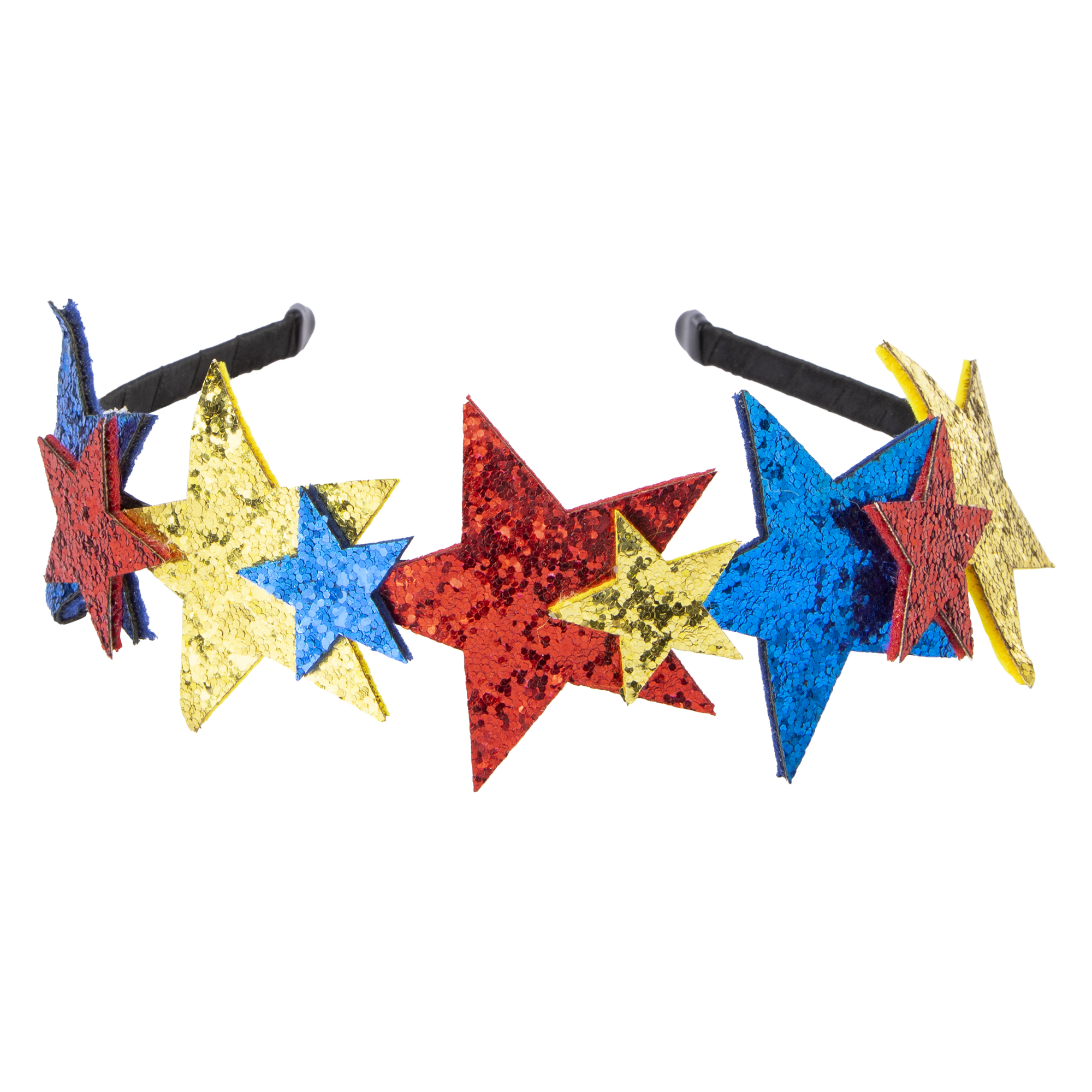 glitter star headband