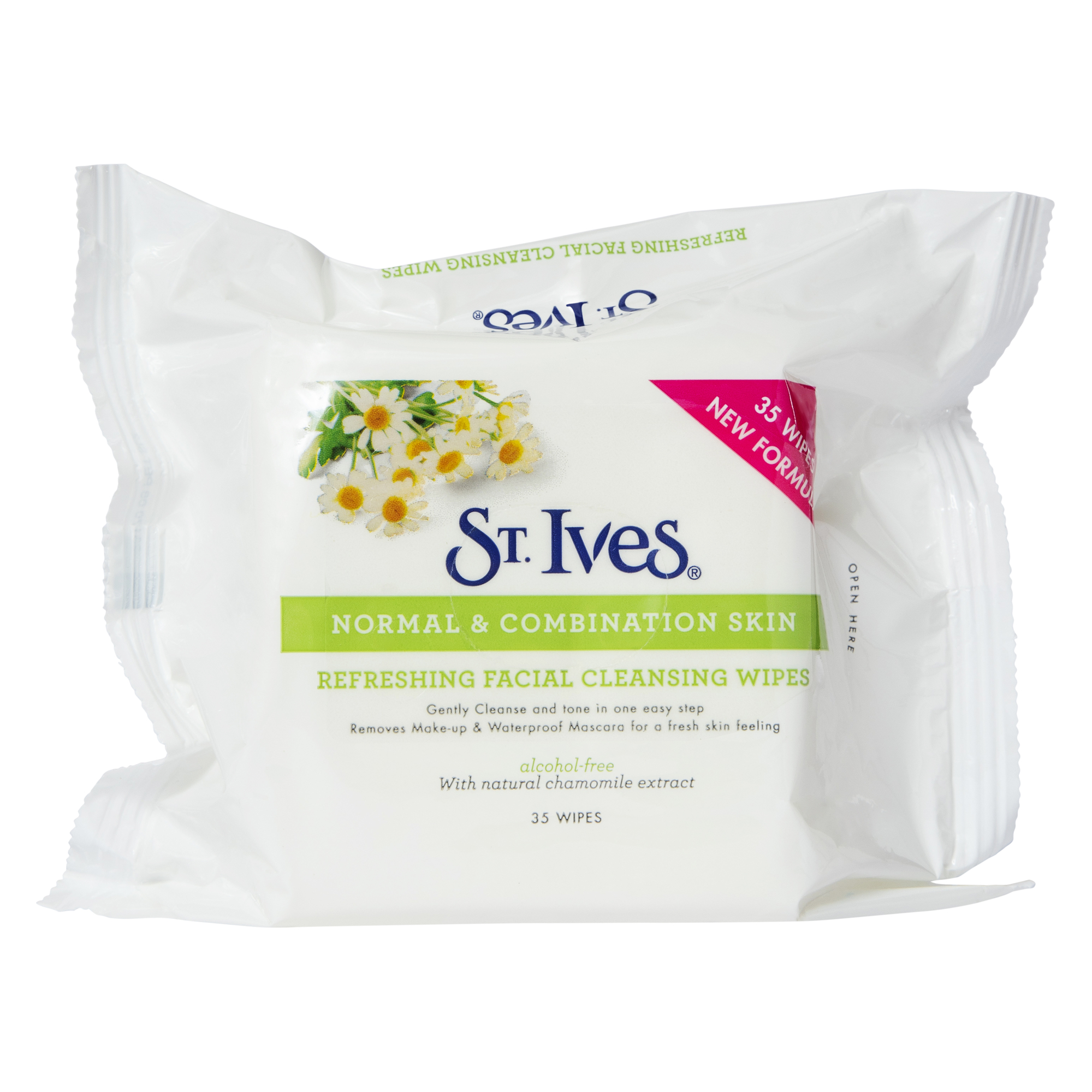 st. ives® refreshing face cleansing wipes 35-count