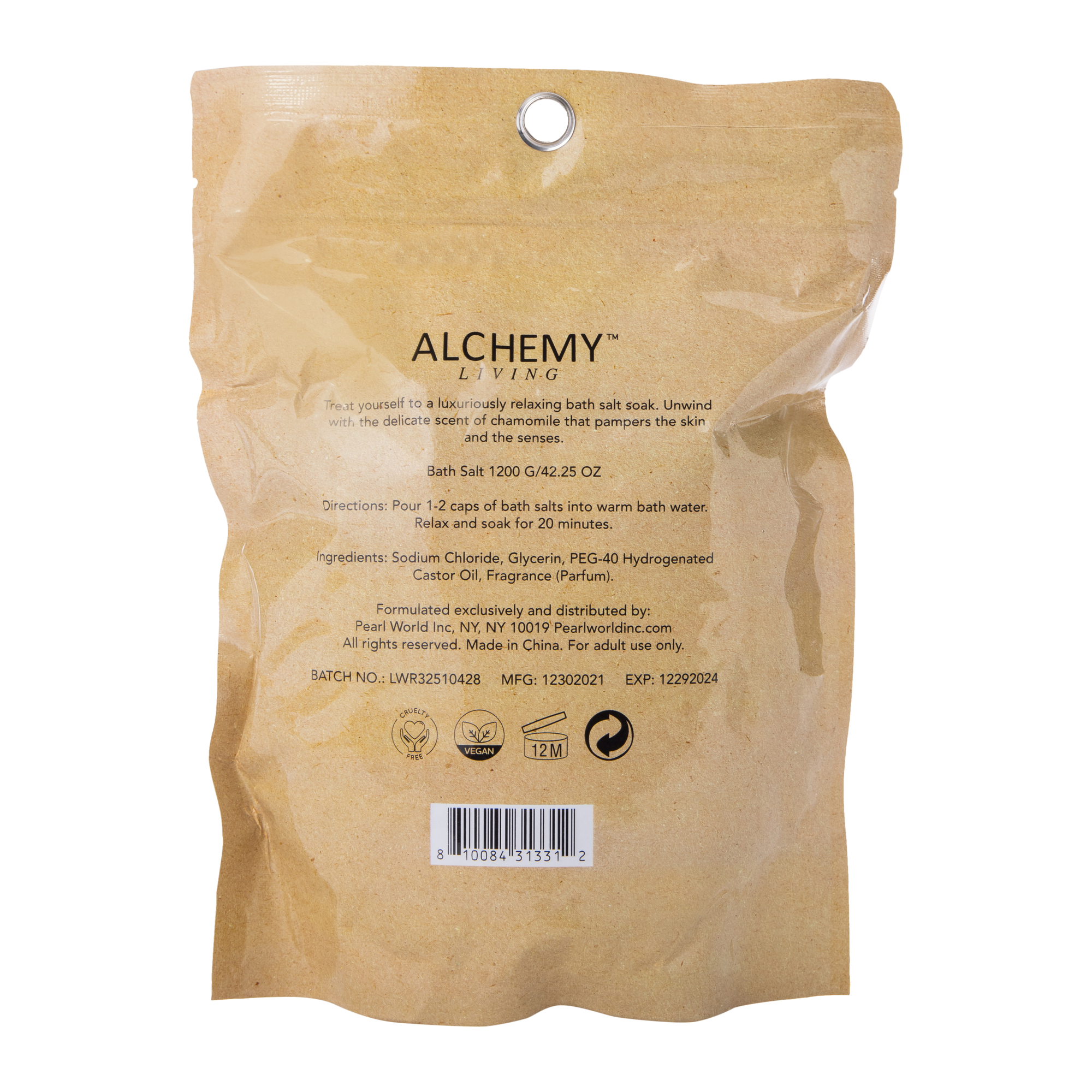 alchemy living™ infused bath salts 3.1oz