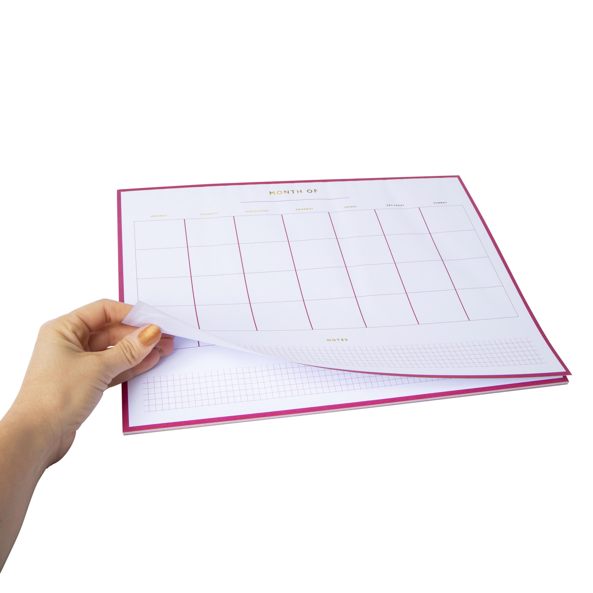 monthly planner calendar & to do list 14in x 10.5in | Five Below