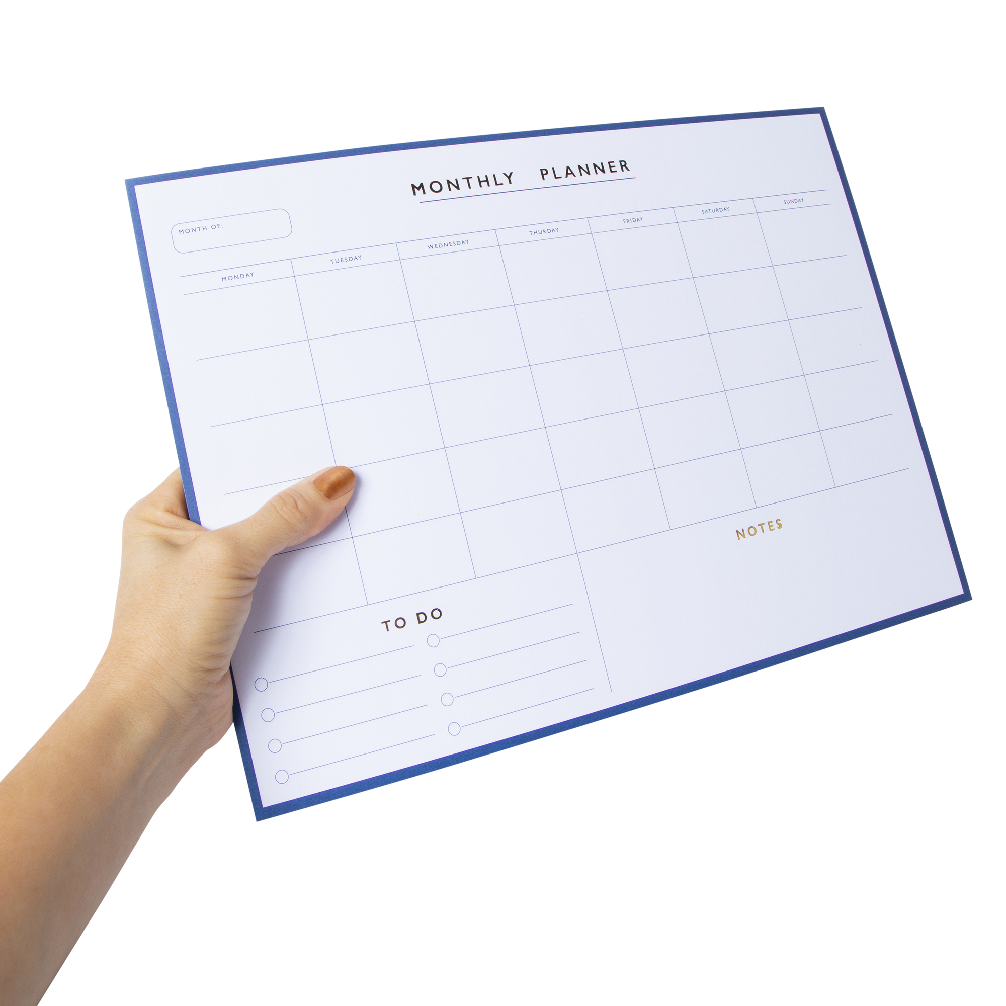 monthly planner calendar & to do list 14in x 10.5in | Five Below