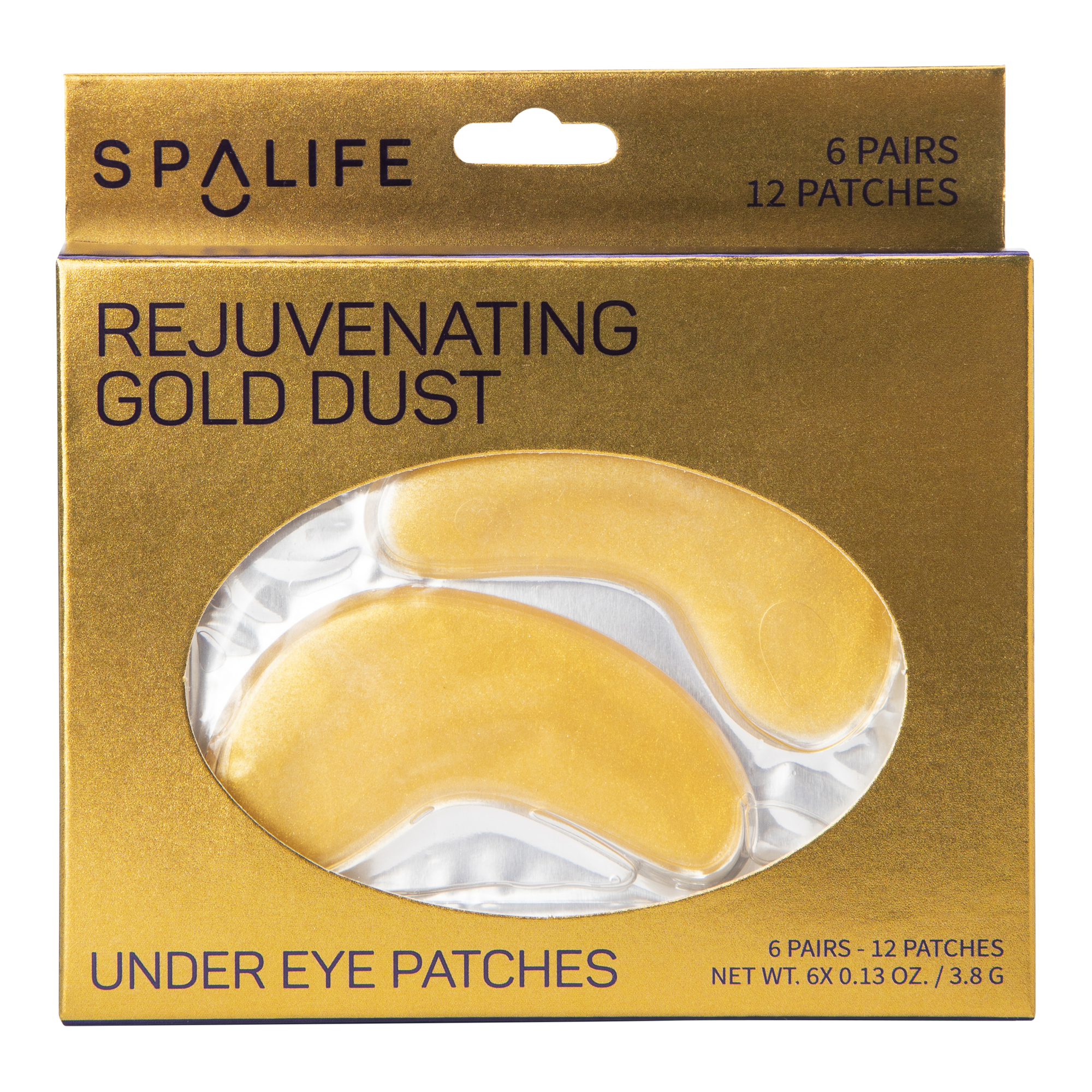 rejuvenating gold dust under-eye patches, 6 pairs
