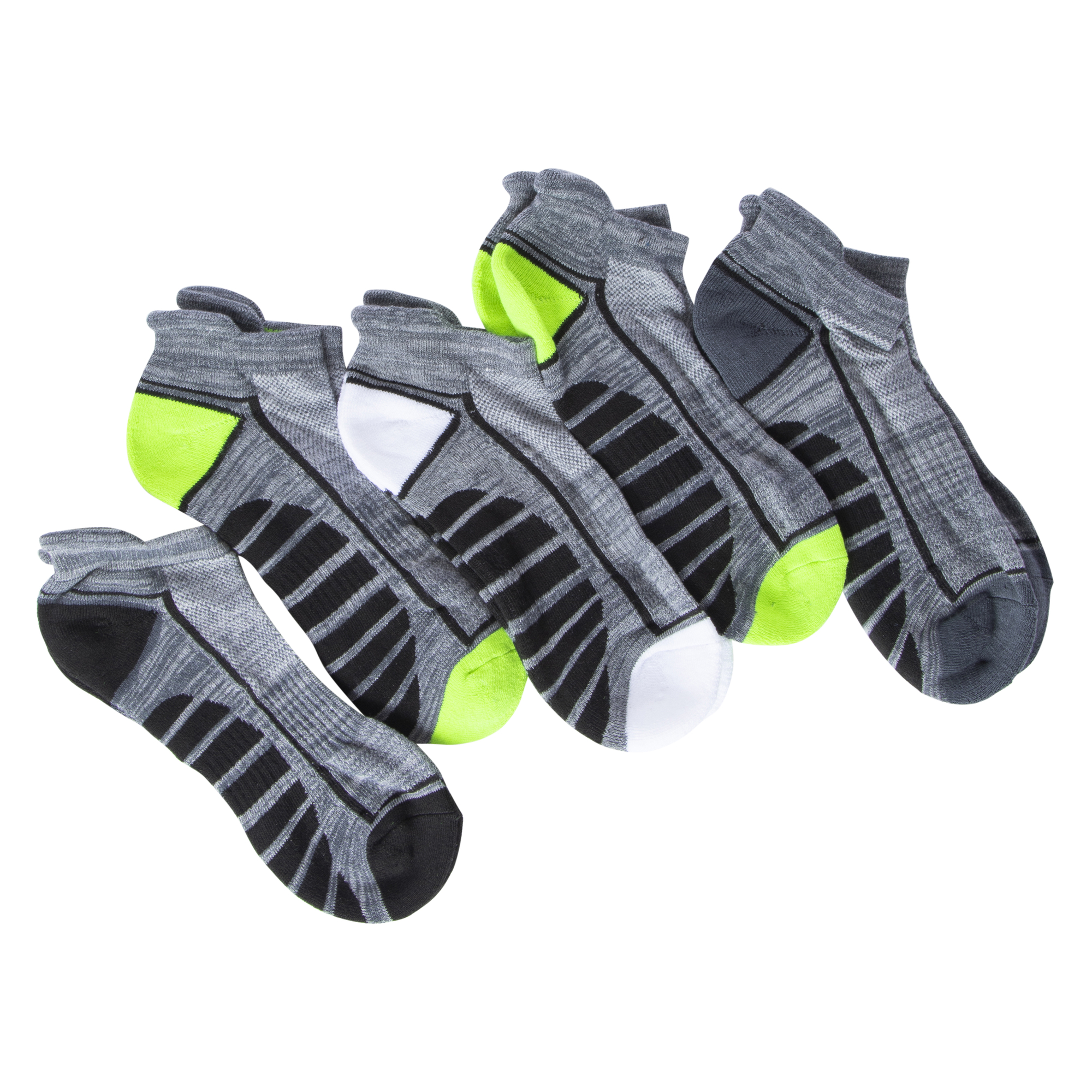 series-8 fitness™ men's low-cut performance socks 5-pack