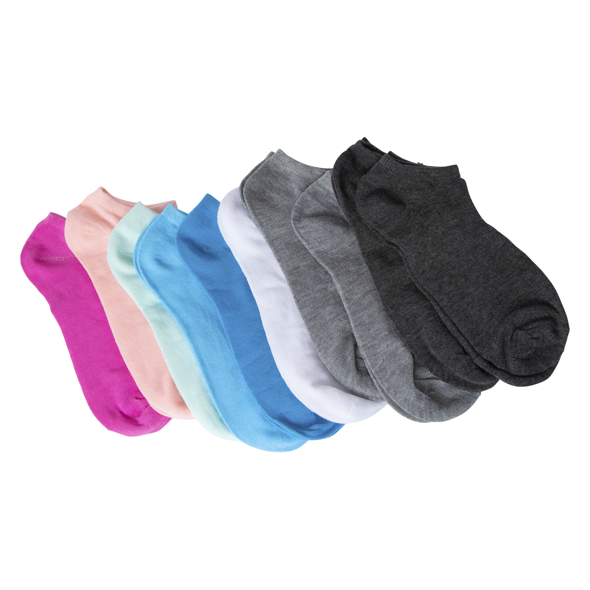 10-pack ladies low-cut socks