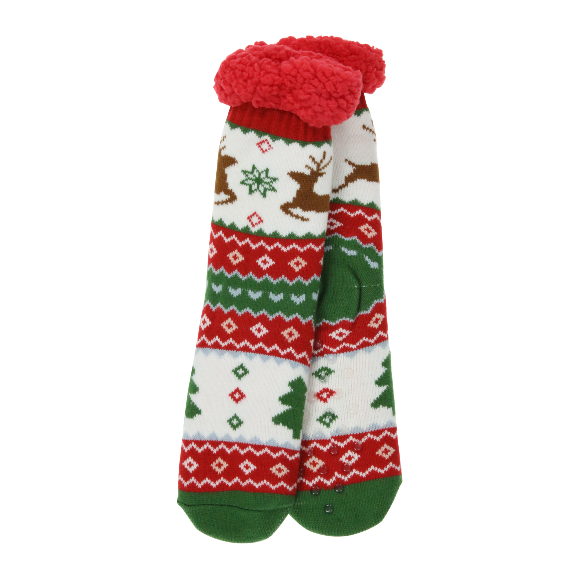 Green Bay Packers Reindeer Run Sherpa Women's Christmas Slipper Socks, –  Green Bay Stuff
