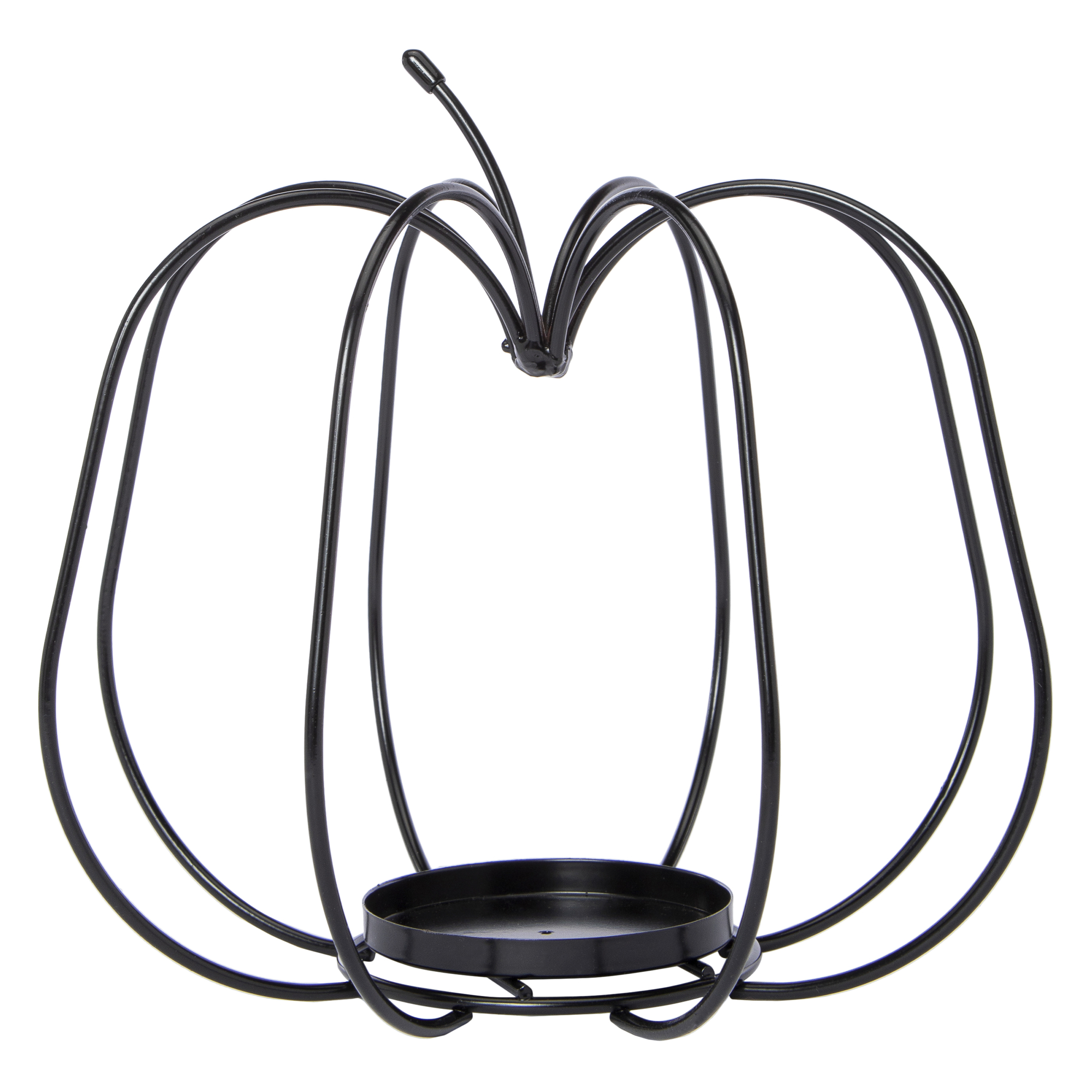 wire pumpkin halloween decor 8in x 8.3in