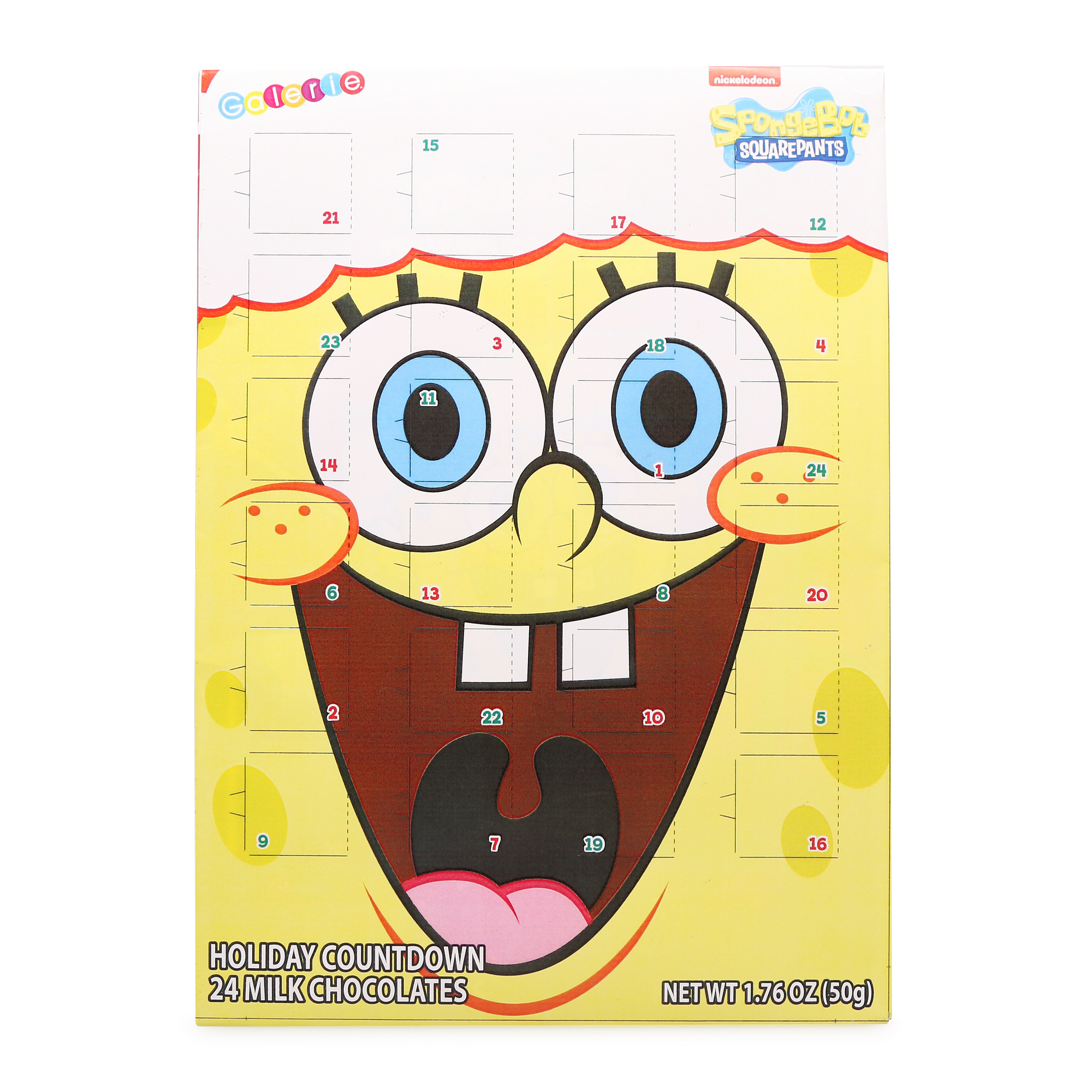 spongebob squarepants™ chocolate holiday countdown calendar