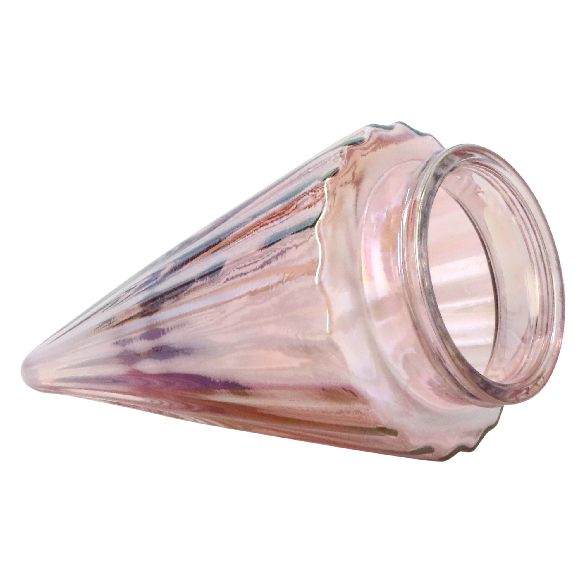 glass christmas tree 3.5in x 7in