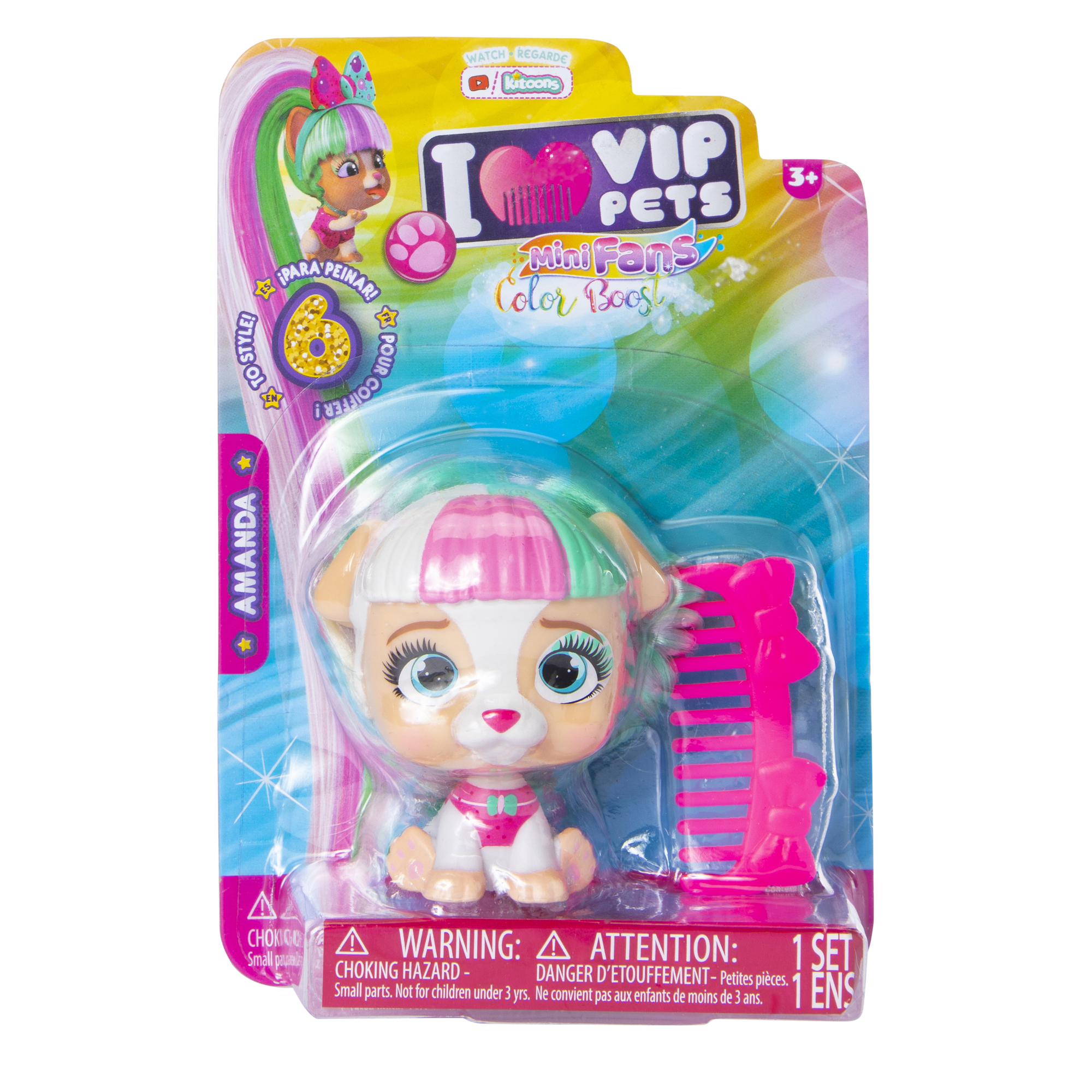 vip pets™ mini fans color boost series 2 collectible, Five Below