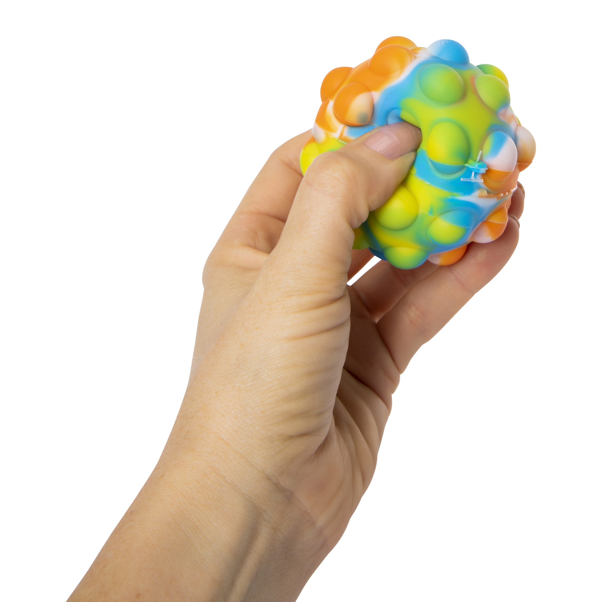 push & pop ball sensory toy
