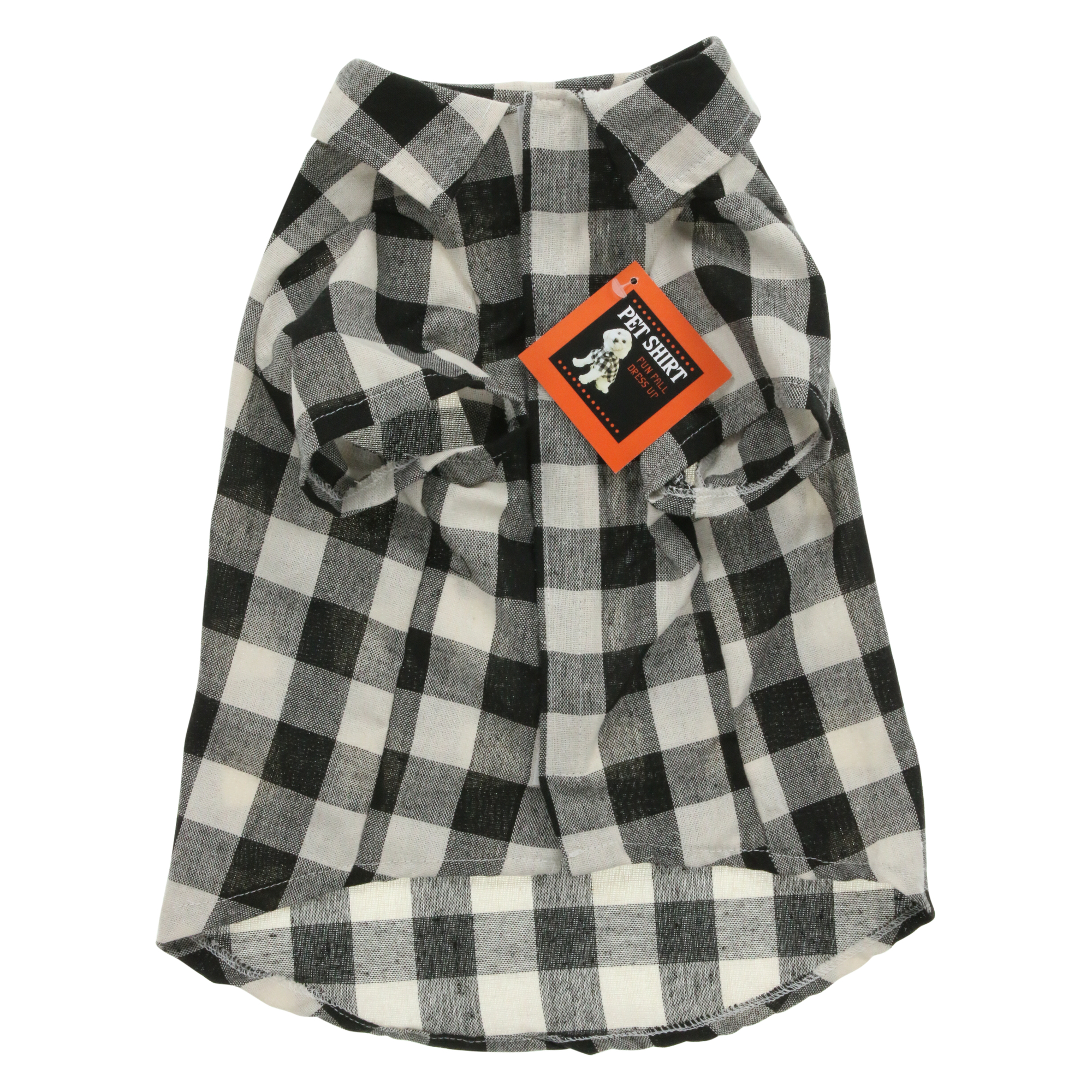 plaid flannel dog shirt