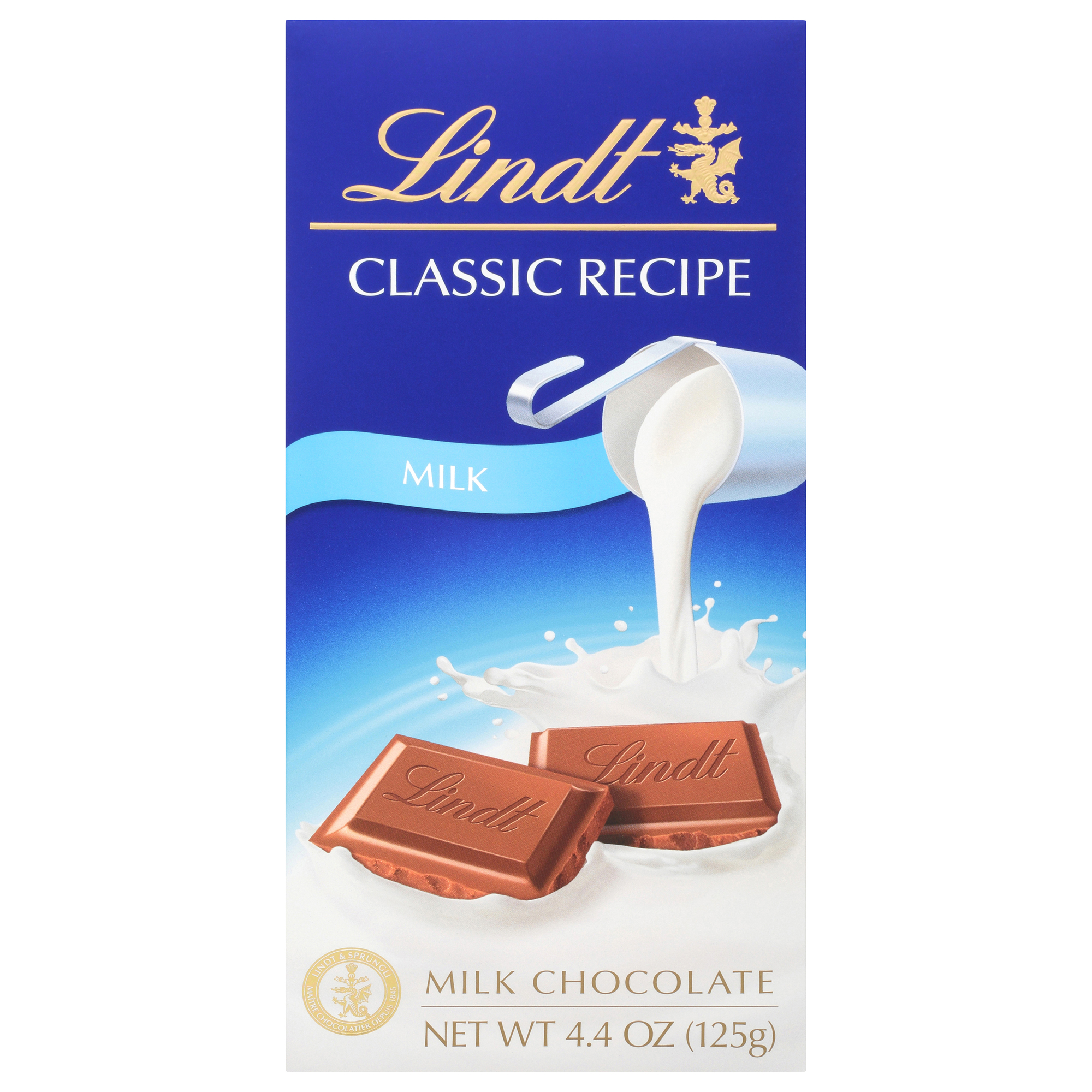 lindt® classic recipe milk chocolate bar 4.4oz