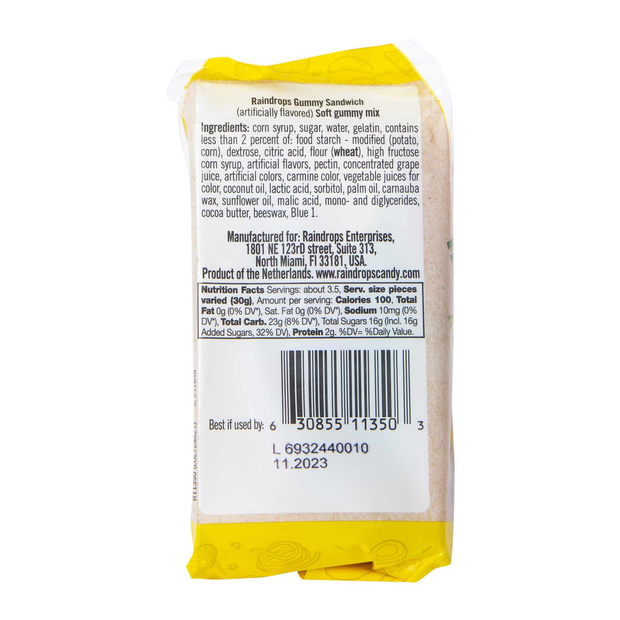 gummy sandwich candy 3.53oz