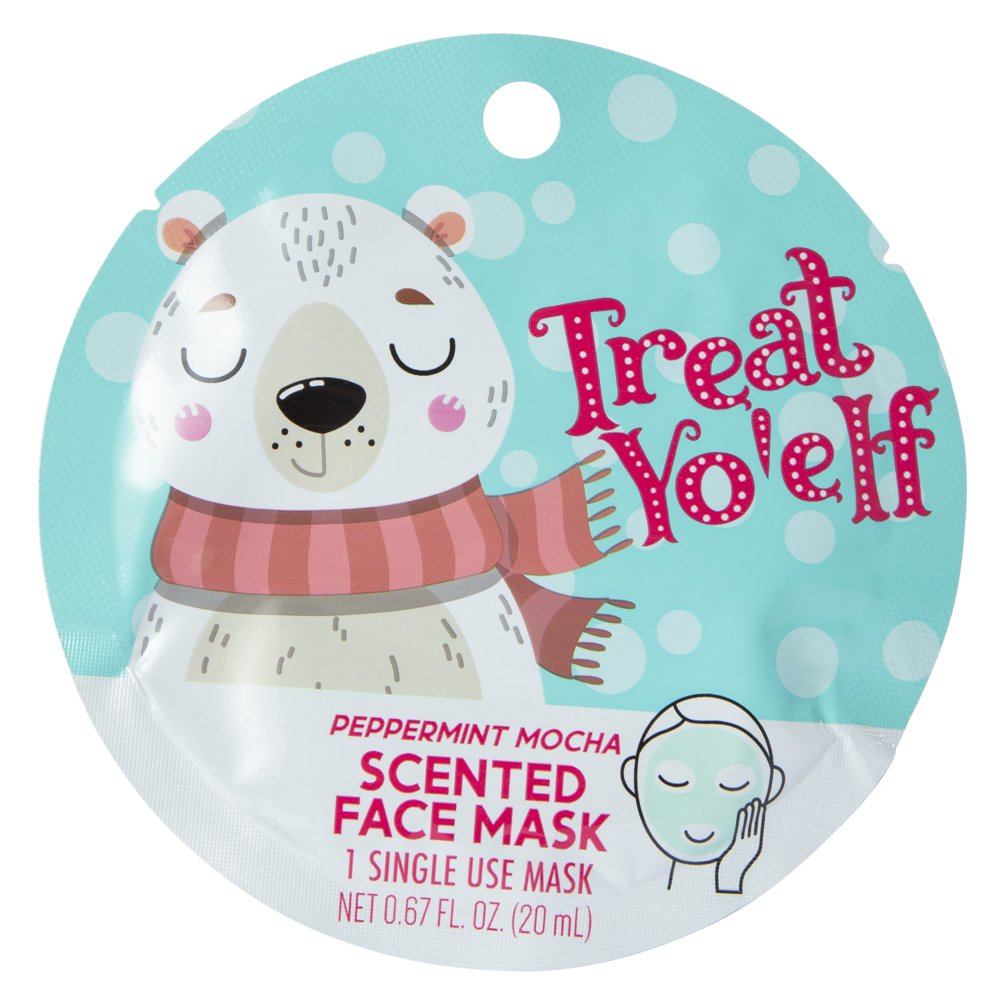 Holiday Scented Face Mask 0.67oz - Peppermint Mocha
