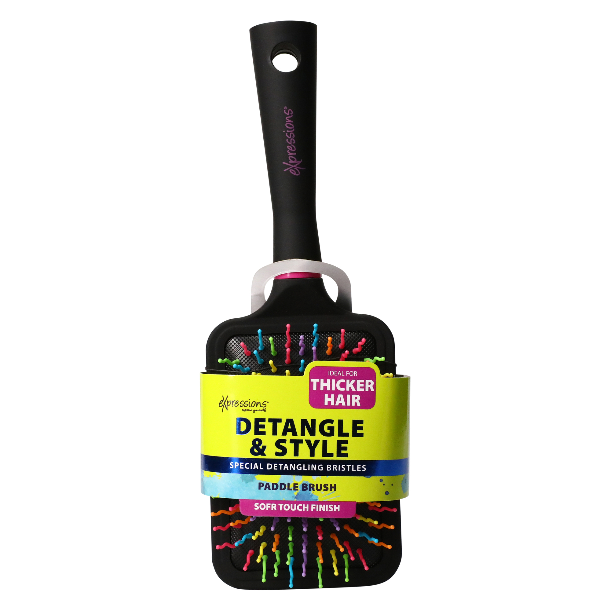 Expressions® Squiggle Paddle Hair Brush