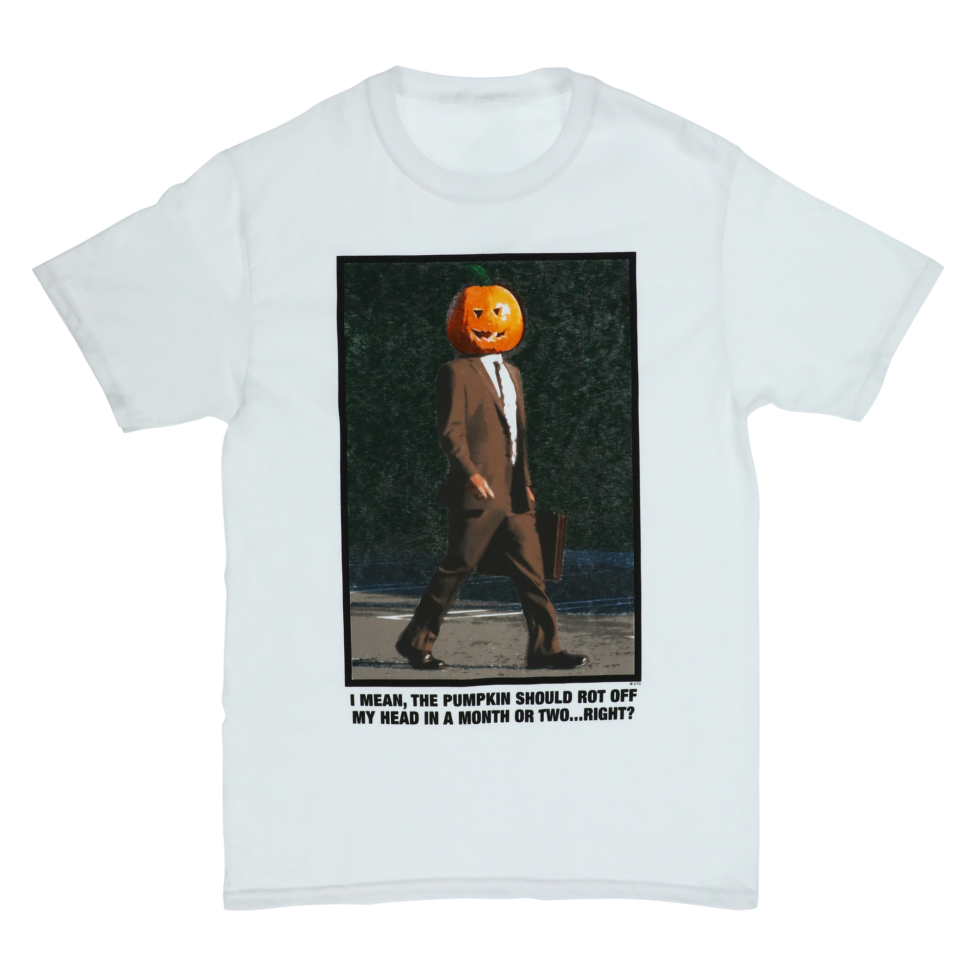 the office™ dwight's pumpkin head graphic tee