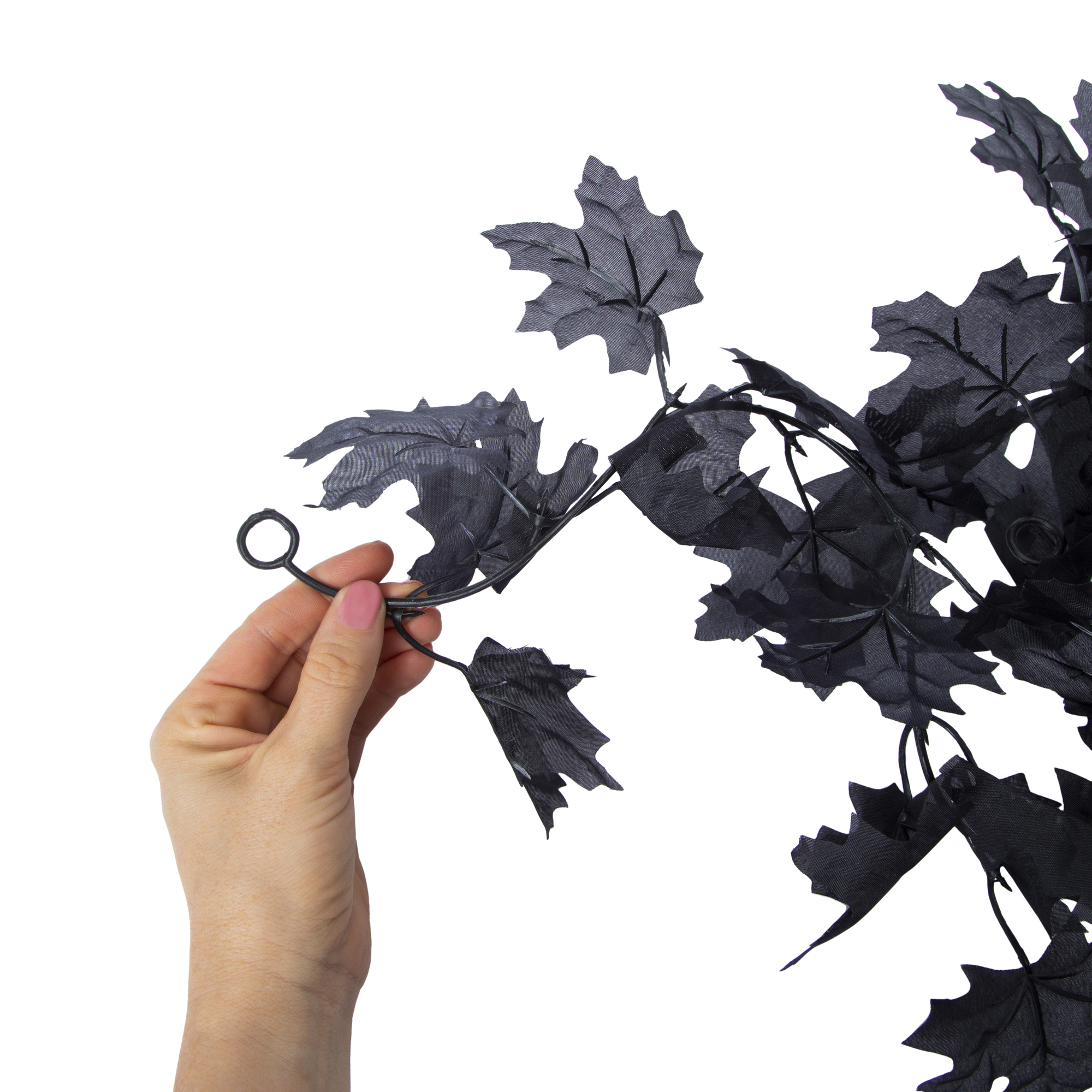 halloween leaf garland 60in