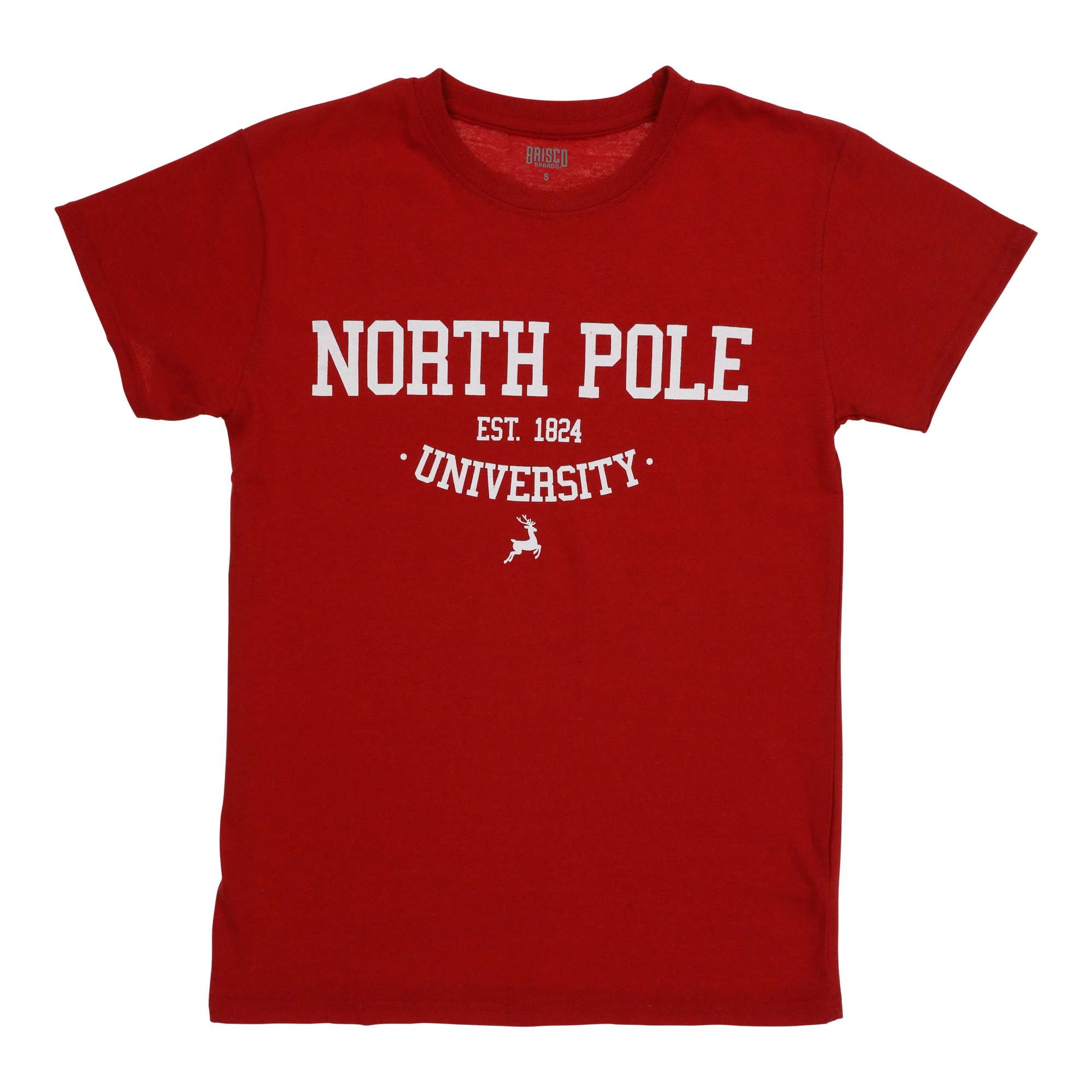north pole university' graphic tee