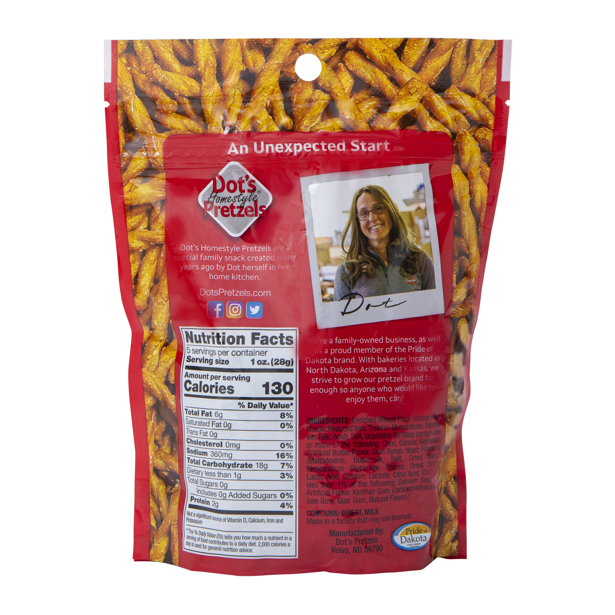 Dot's® Homestyle Pretzels 5oz - Original Seasoned