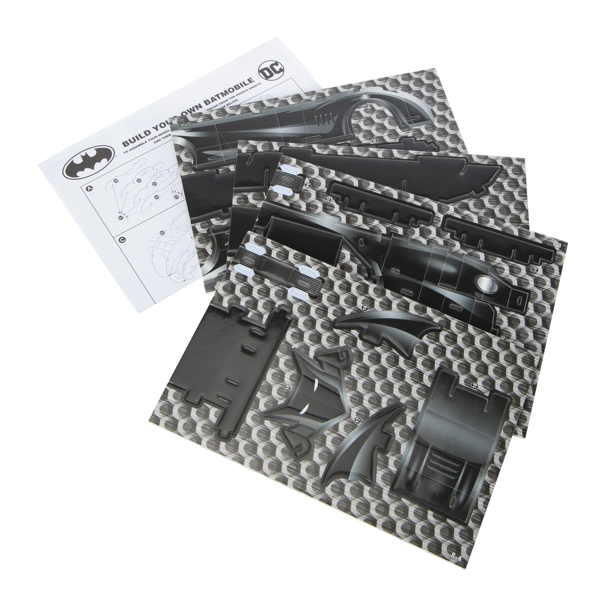 DC® batman™ build your own batmobile 3D puzzle 33-piece