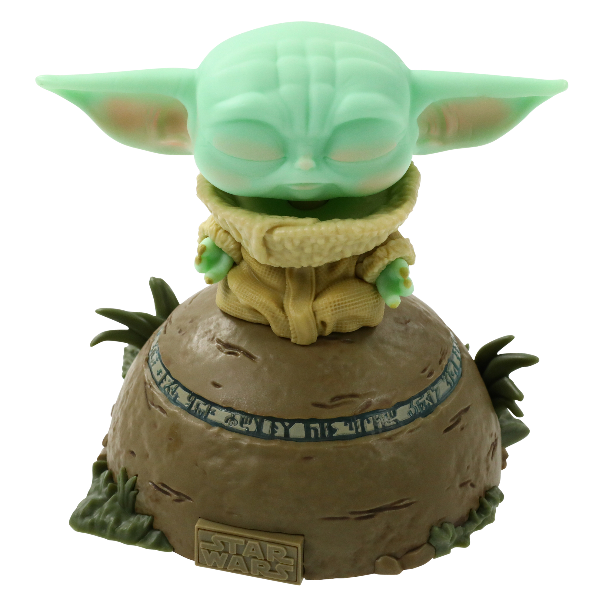 Pop! Deluxe Grogu using the force lights & sound - The Mandalorian vinyl figure