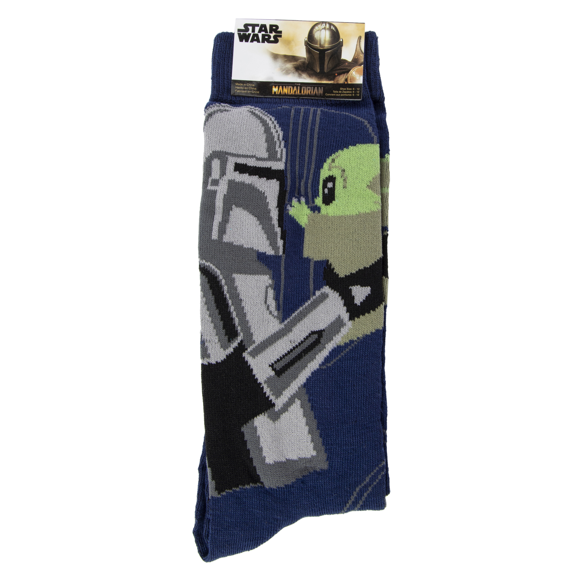 2-pack the mandalorian™ grogu young men's crew socks