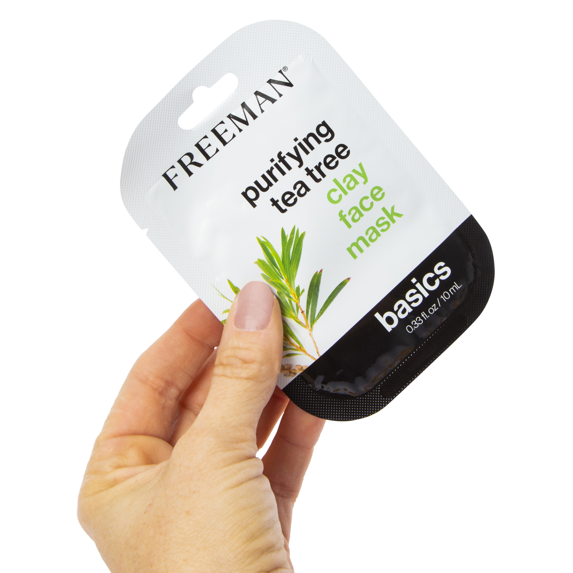 freeman® basics purifying tea tree clay face mask 0.33oz