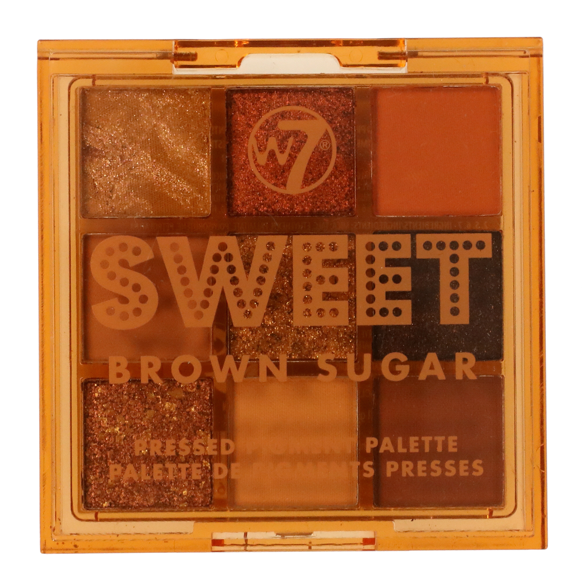 w7® sweet brown sugar pressed pigment palette