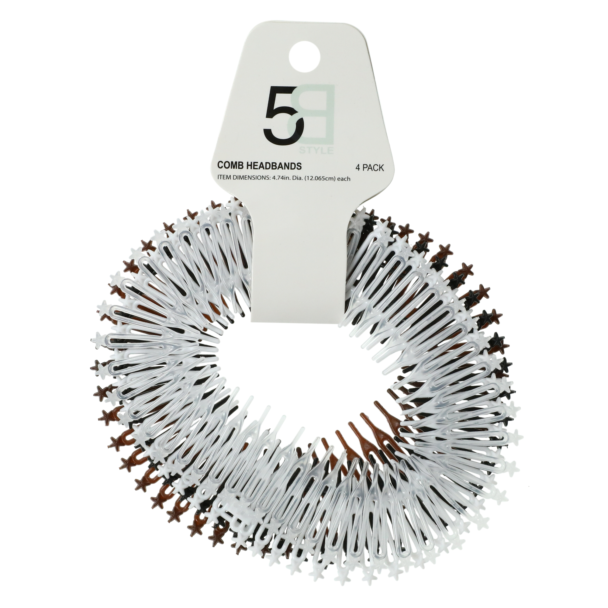 4-pack comb headbands