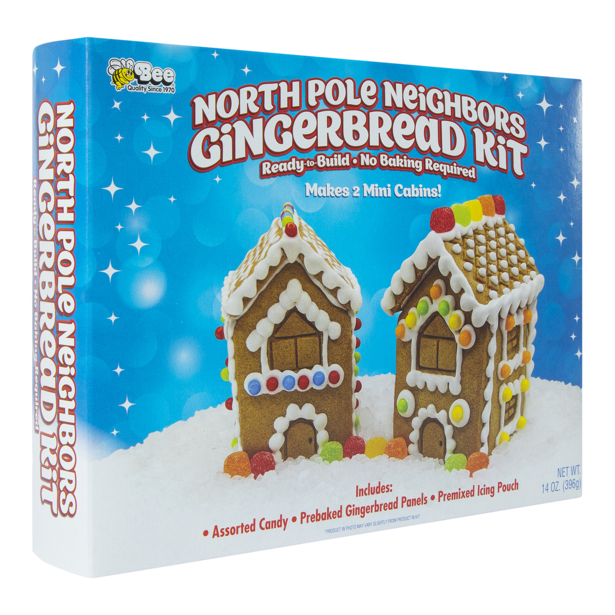 build your own north pole neighbors gingerbread kit