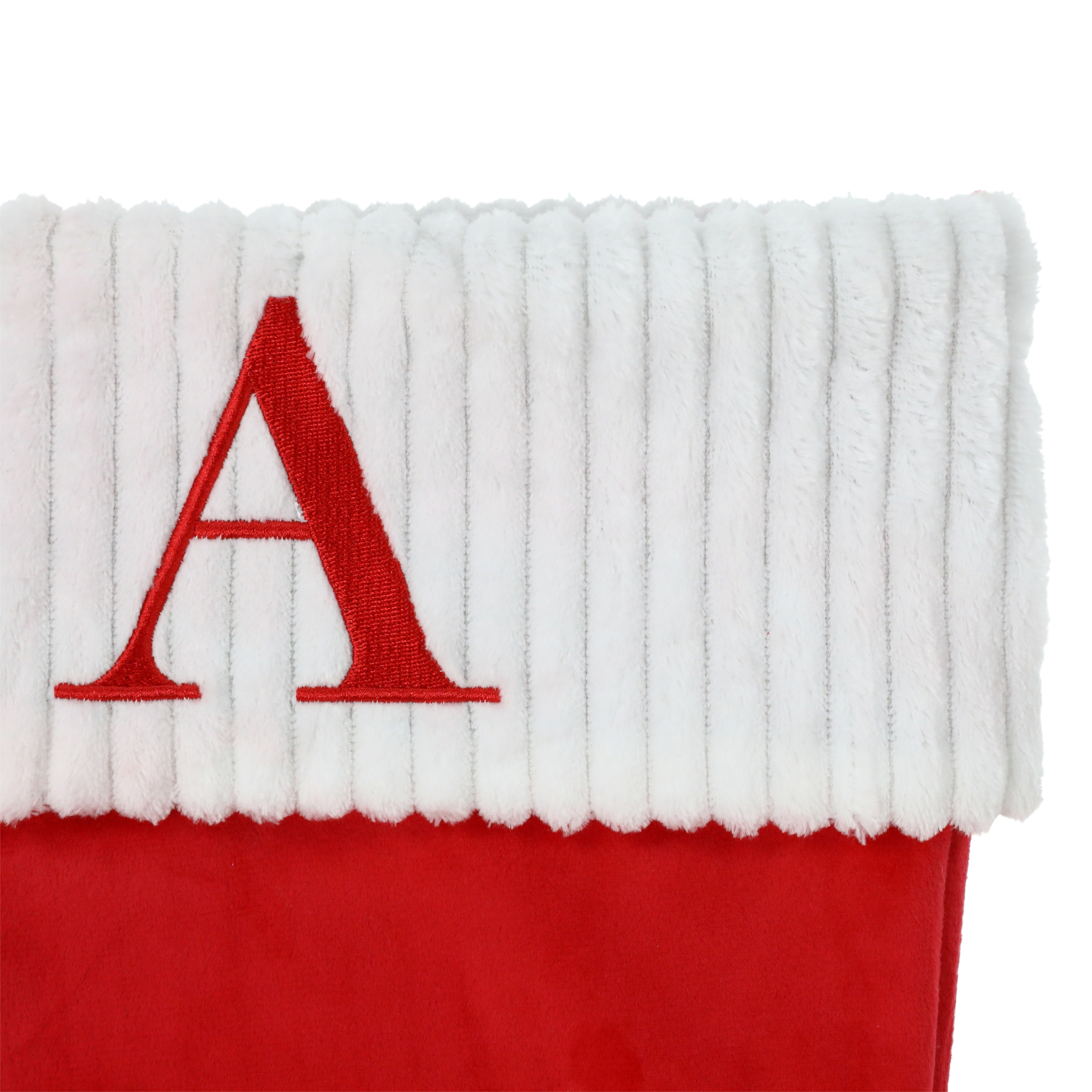 monogram christmas stocking
