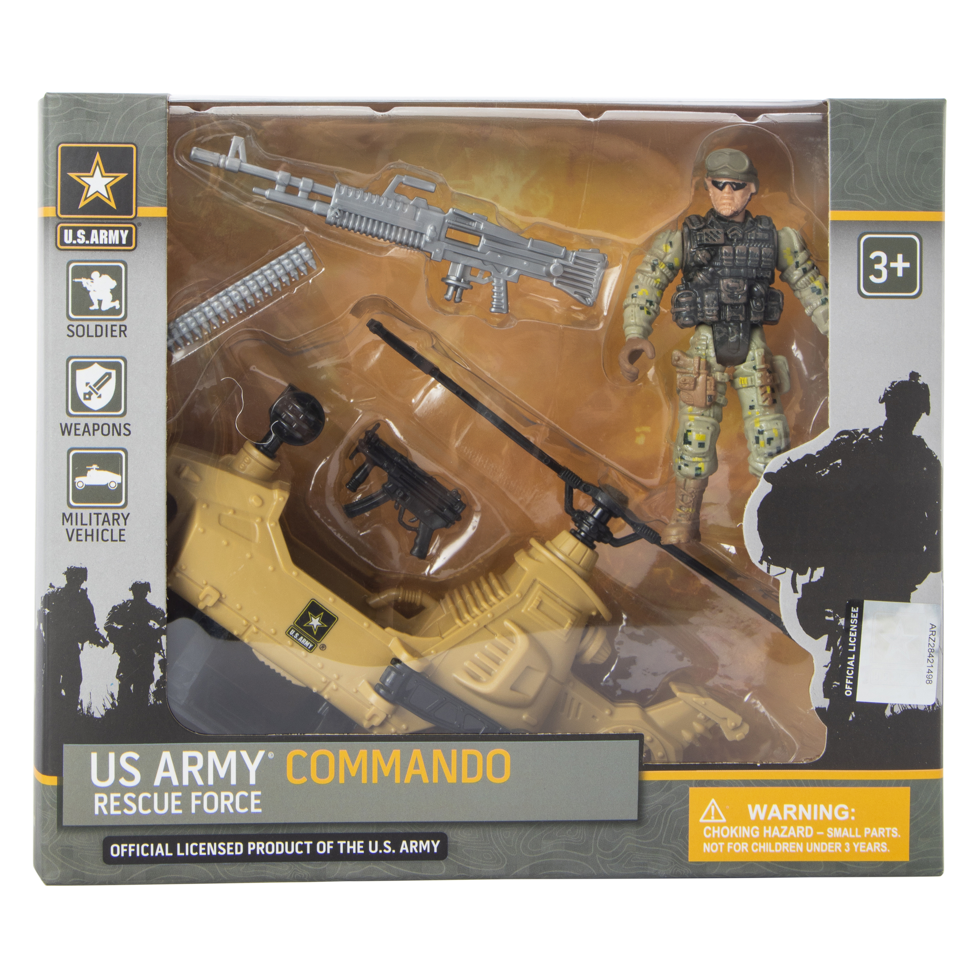 u.s. army® commando rescue force action figure playset 10-piece