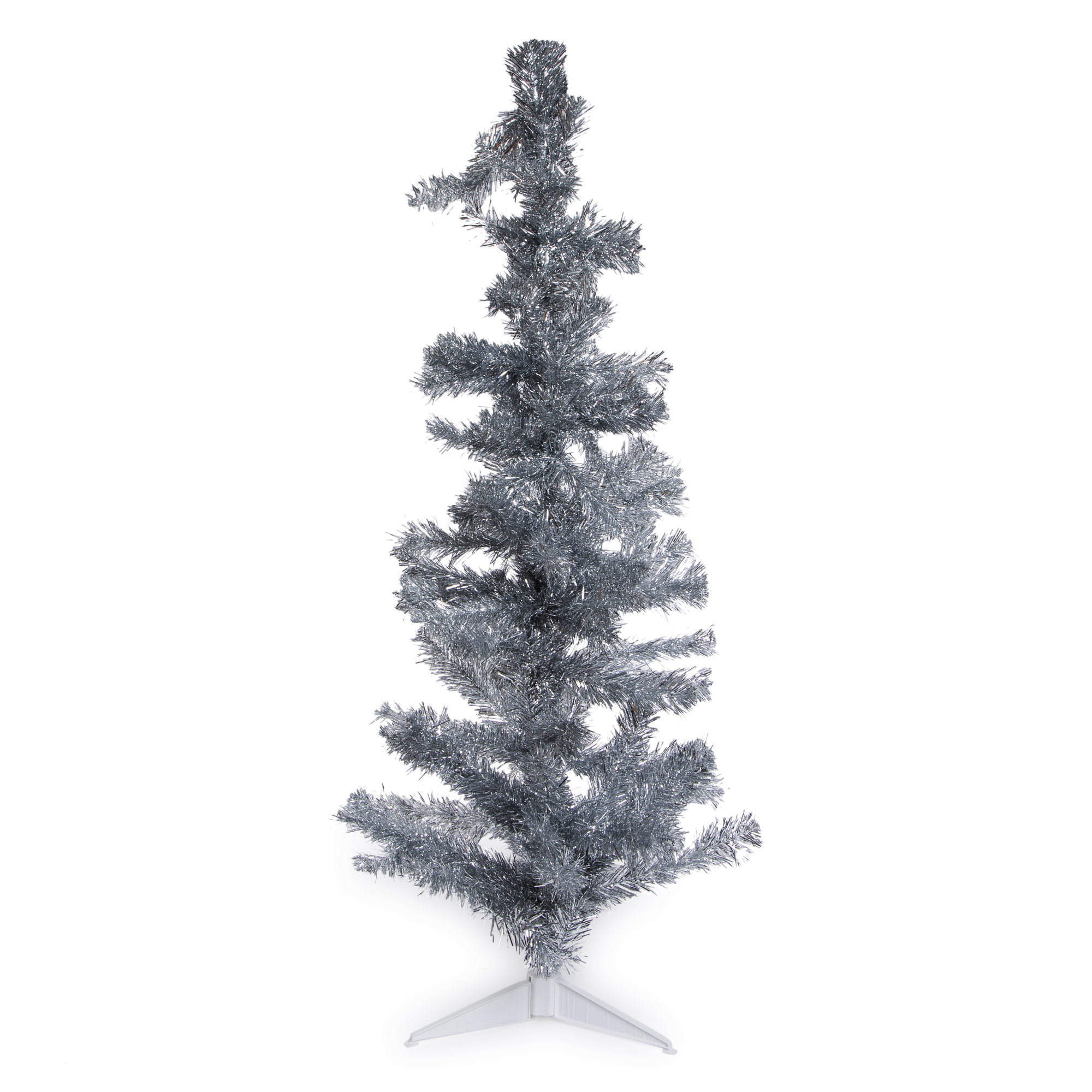 4ft silver christmas tree with stand