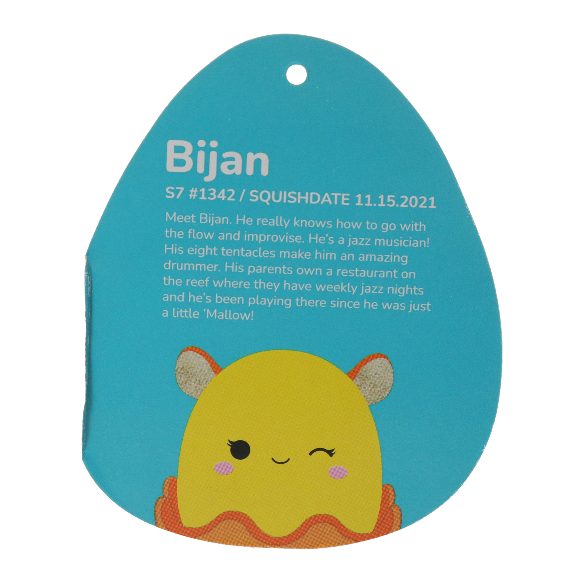 squishmallows™ swish the swordfish 7.5in