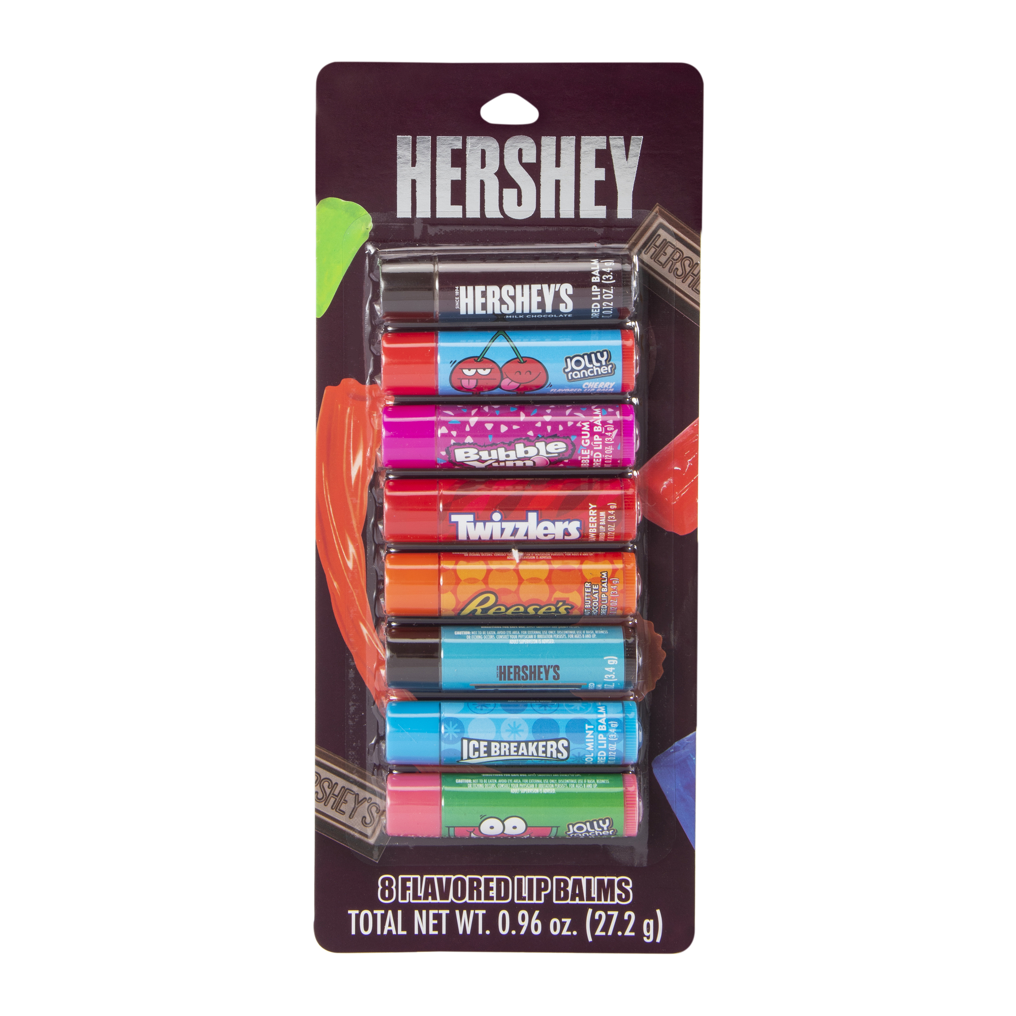 hershey® flavored lip balm 8-pack
