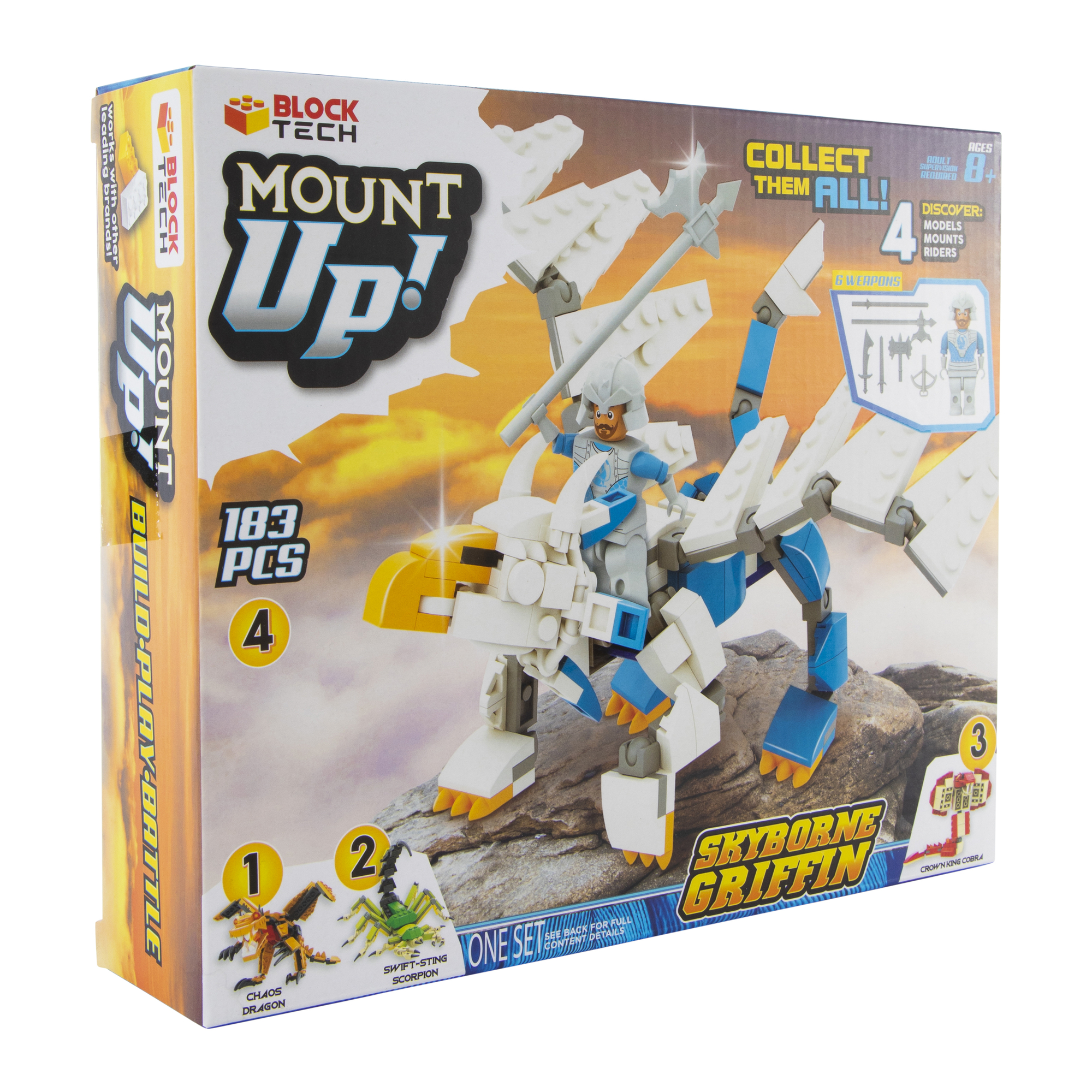 block tech® mount up! build kit with minifigure | Five Below