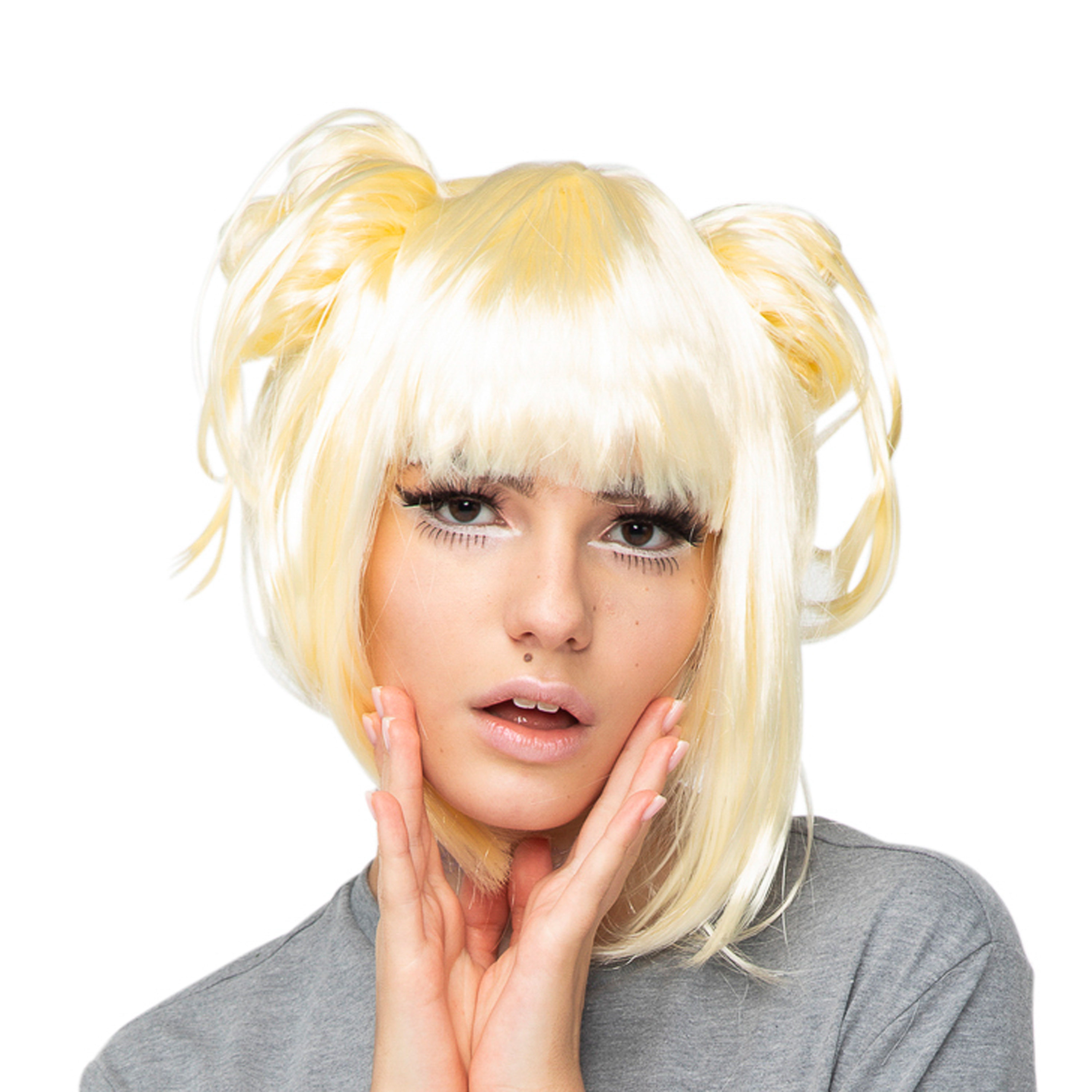 Hot Topic Epic Cosplay Hestia Caramel Blonde Shoulder Length Curly