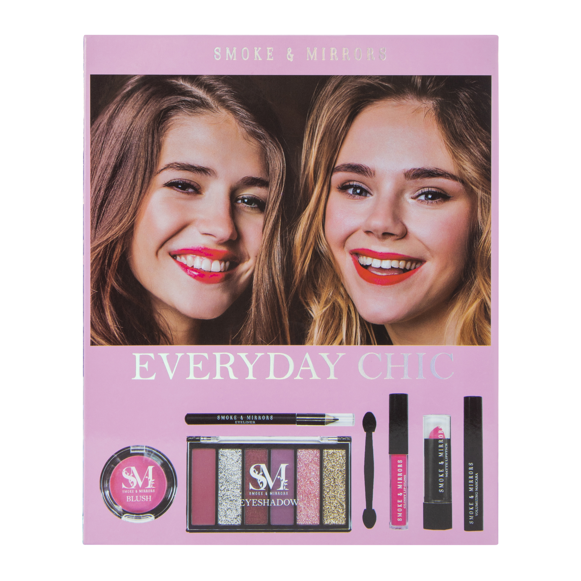 smoke & mirrors everyday chic makeup kit 7-piece
