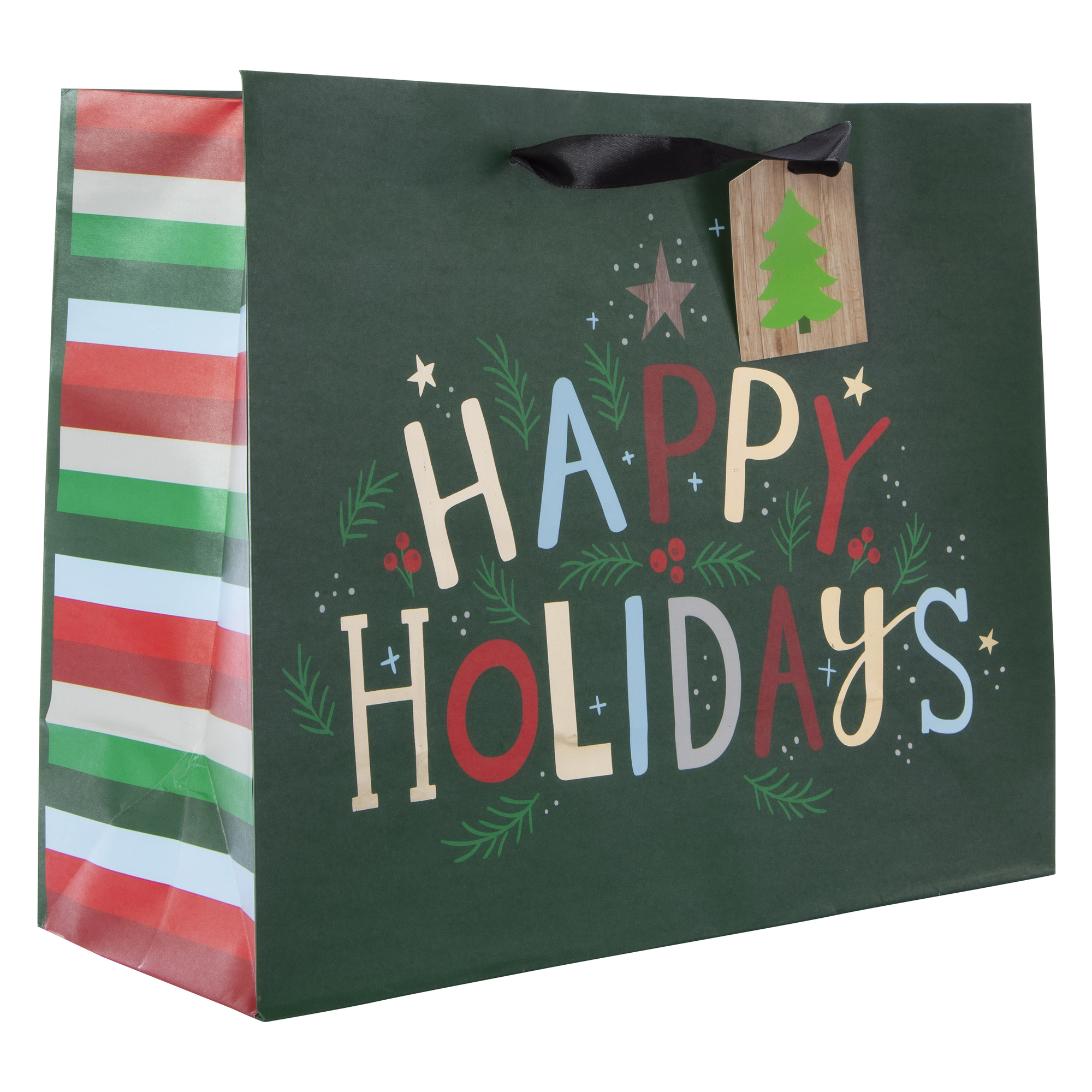 large holiday gift bag 10in x 12in