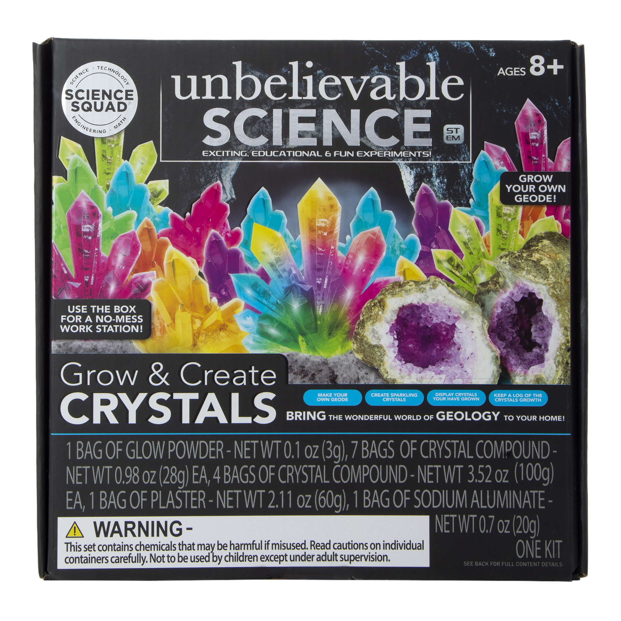 science squad® crystal growing kit | Five Below