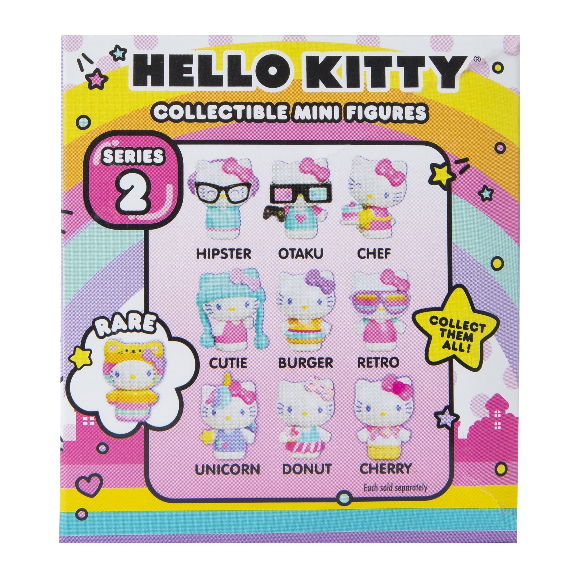 hello kitty® series 2 collectible mini figures blind bag toy